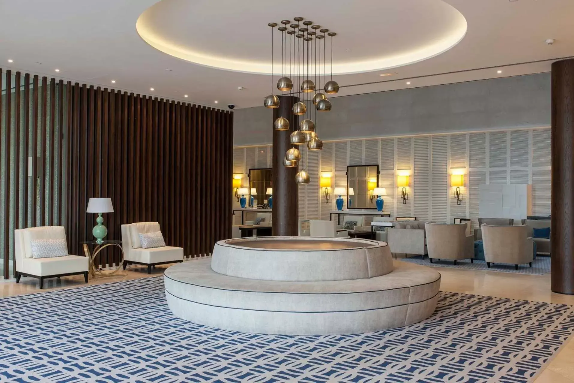 Lobby or reception in Gran Hotel Sardinero