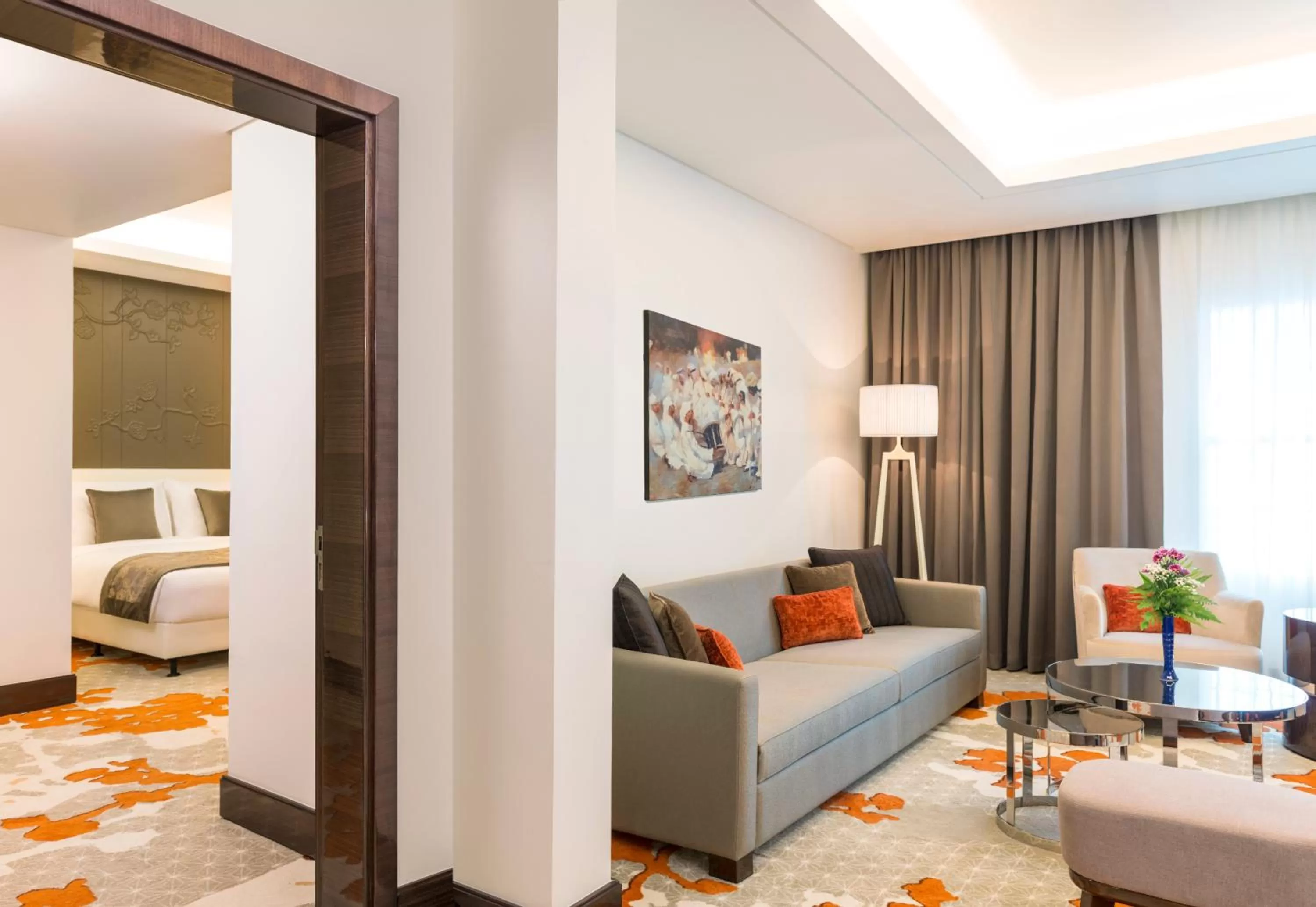 Toilet, Bed in Radisson Blu Hotel, Ajman