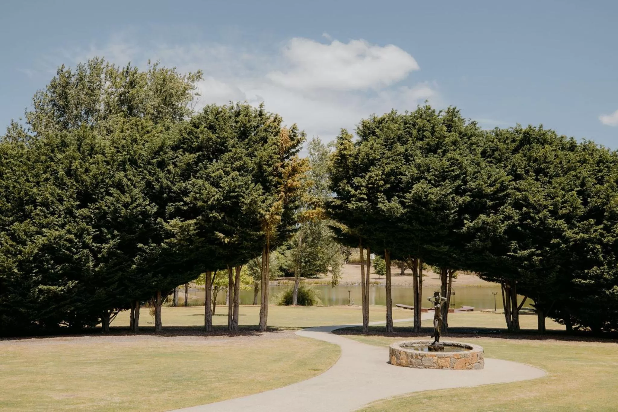 Garden view in Losari Retreat