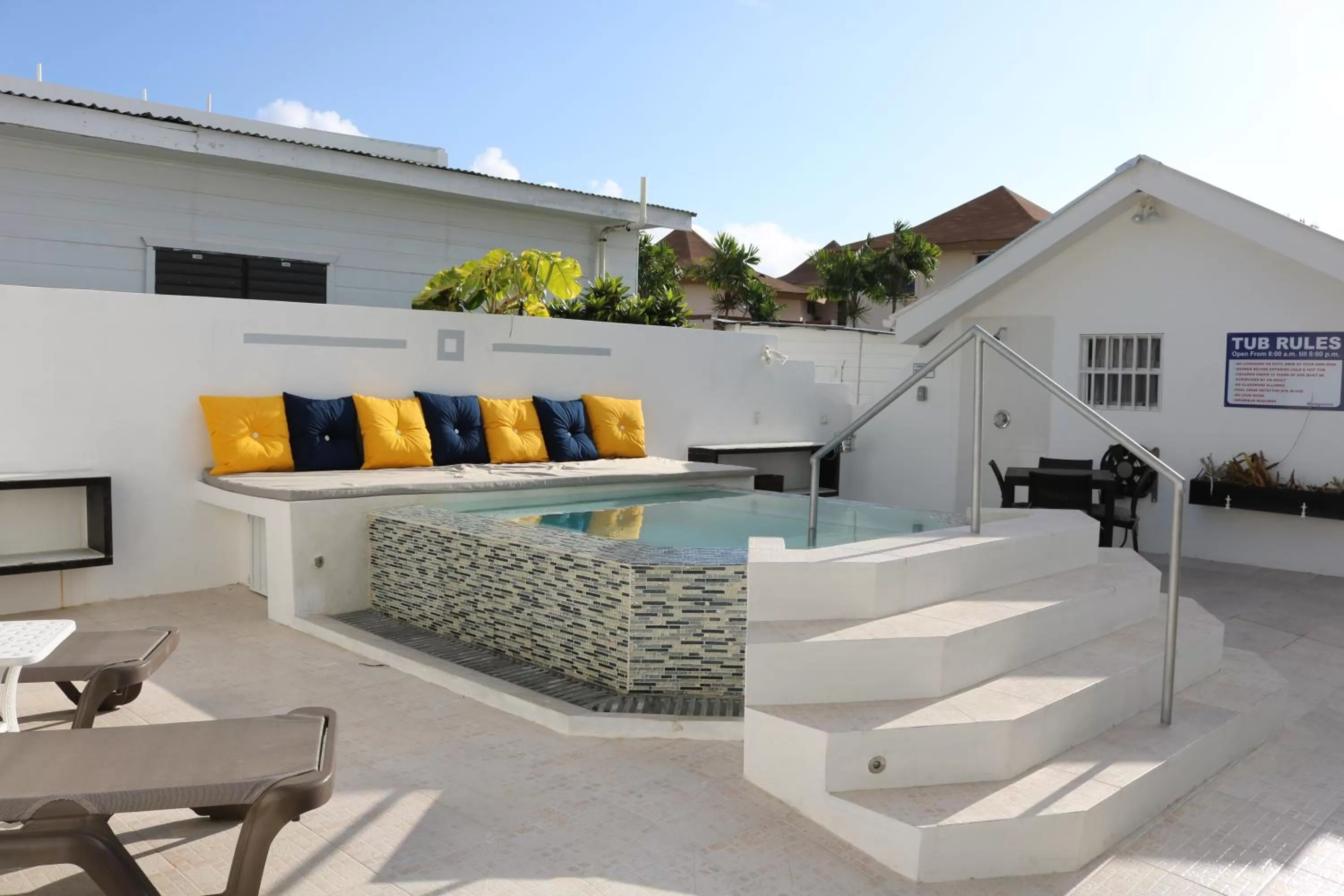 Hot Tub in Villa Boscardi