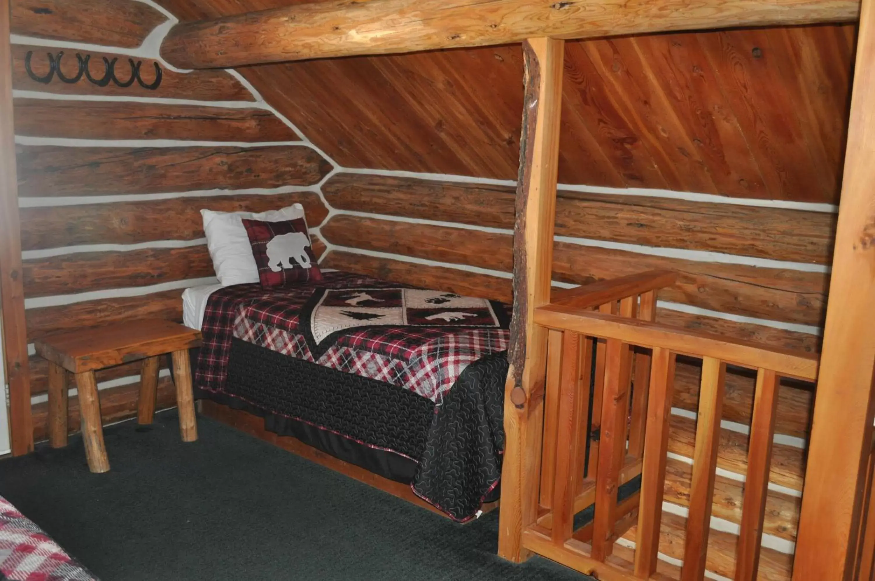 Bed in Crooked Creek Guest Ranch