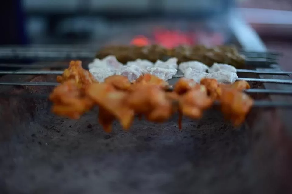 BBQ facilities in Hotel La Orilla Muzaffarabad