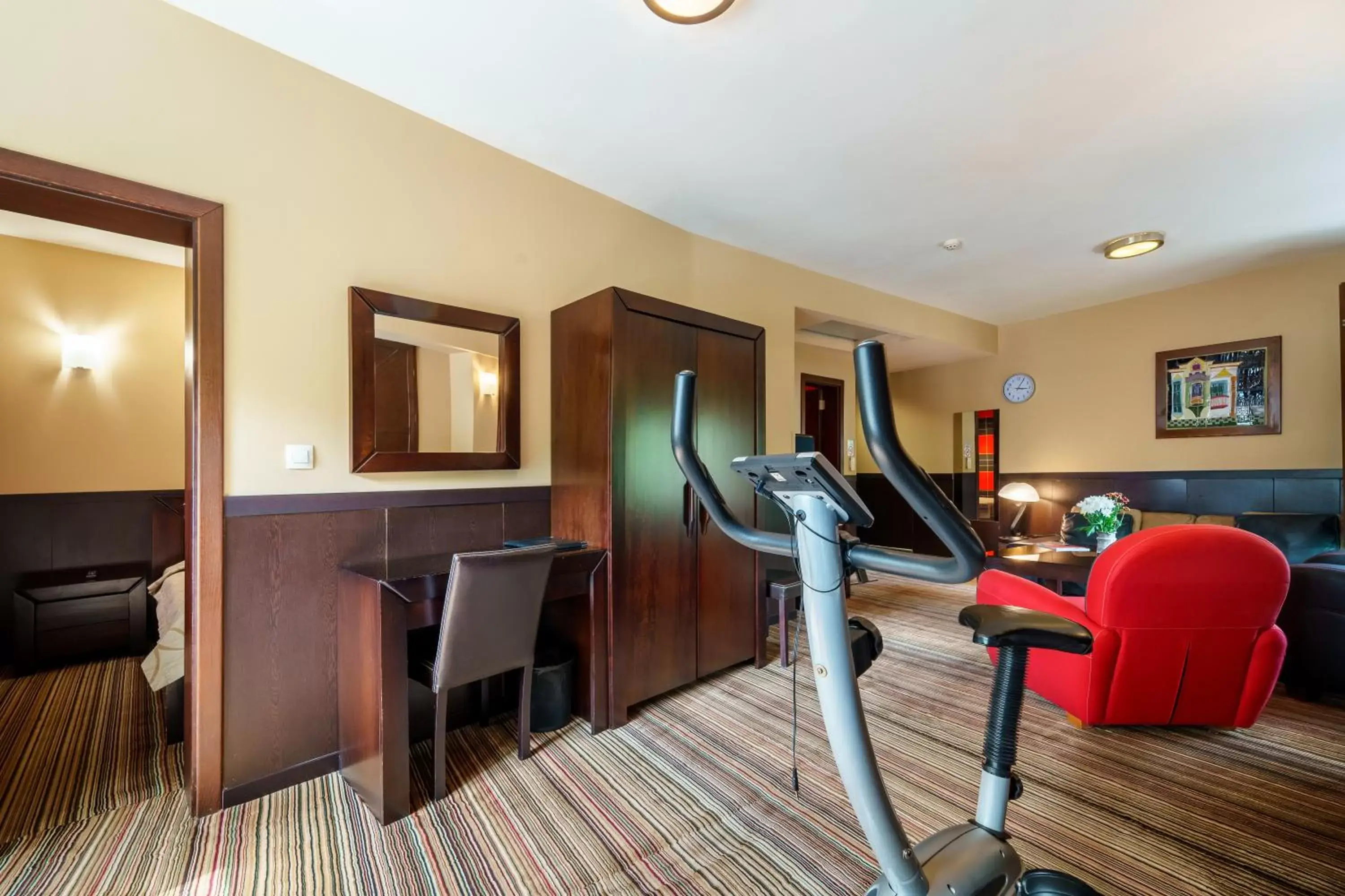 Living room, Fitness Center/Facilities in Hotel Ego