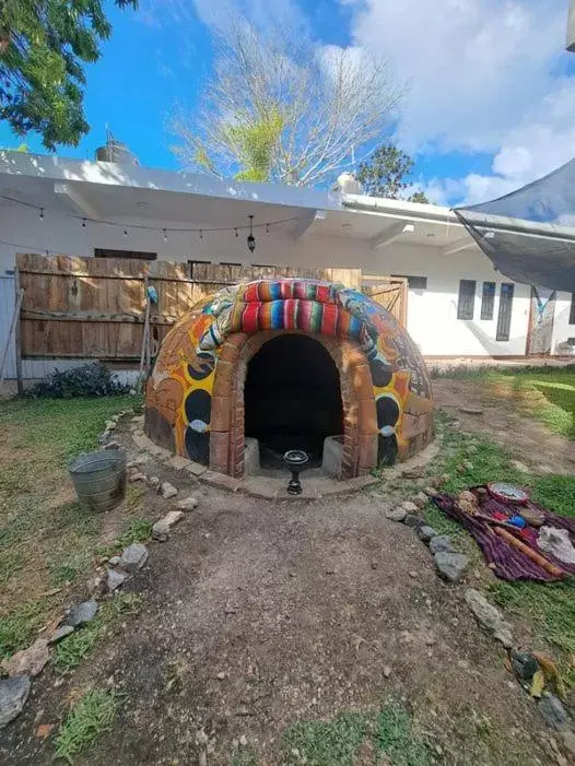 Sauna, BBQ Facilities in Hotel & Temazcal Bacalike