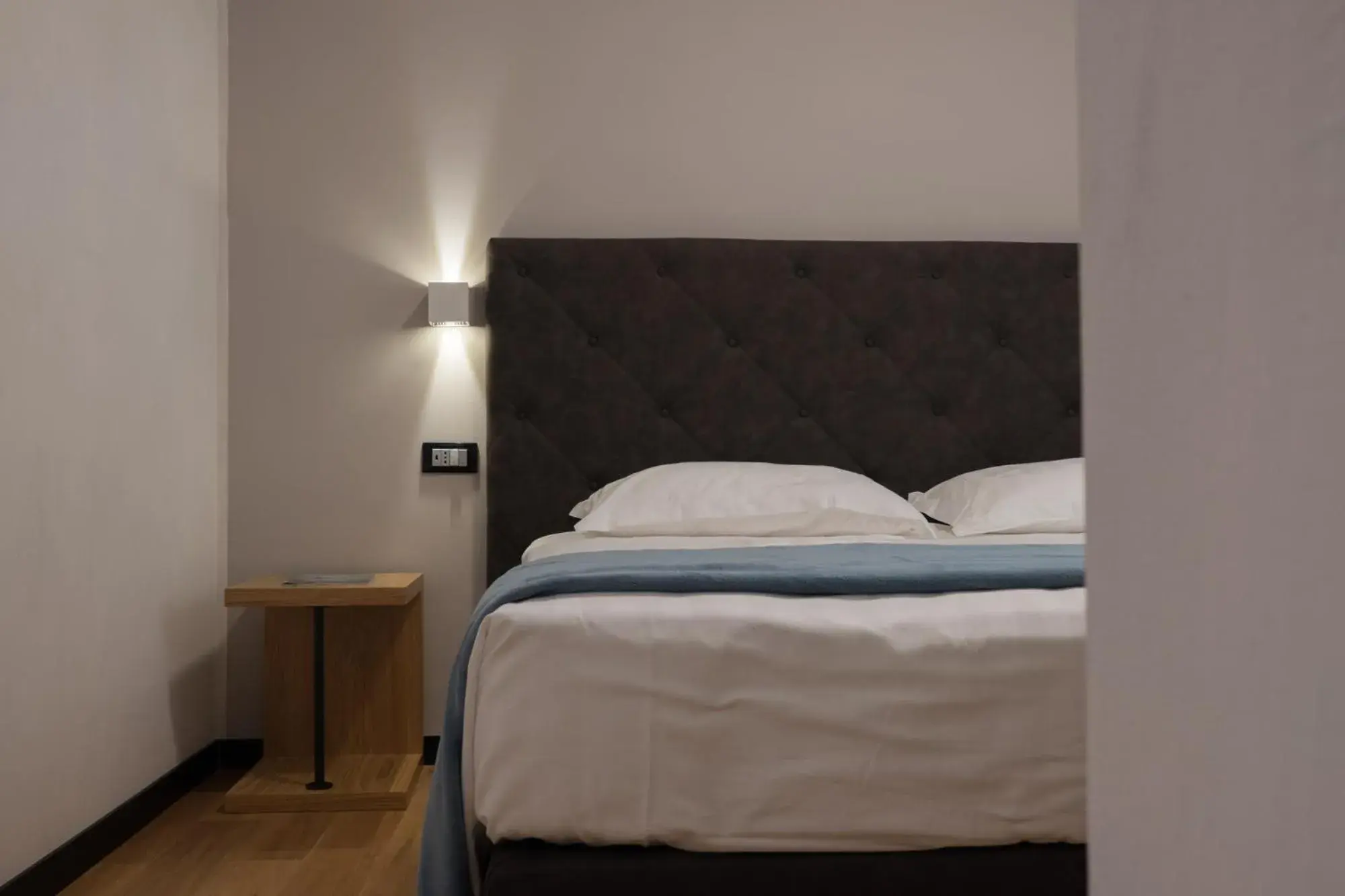 Bed in Hotel Doria Bed in Hotel Doria