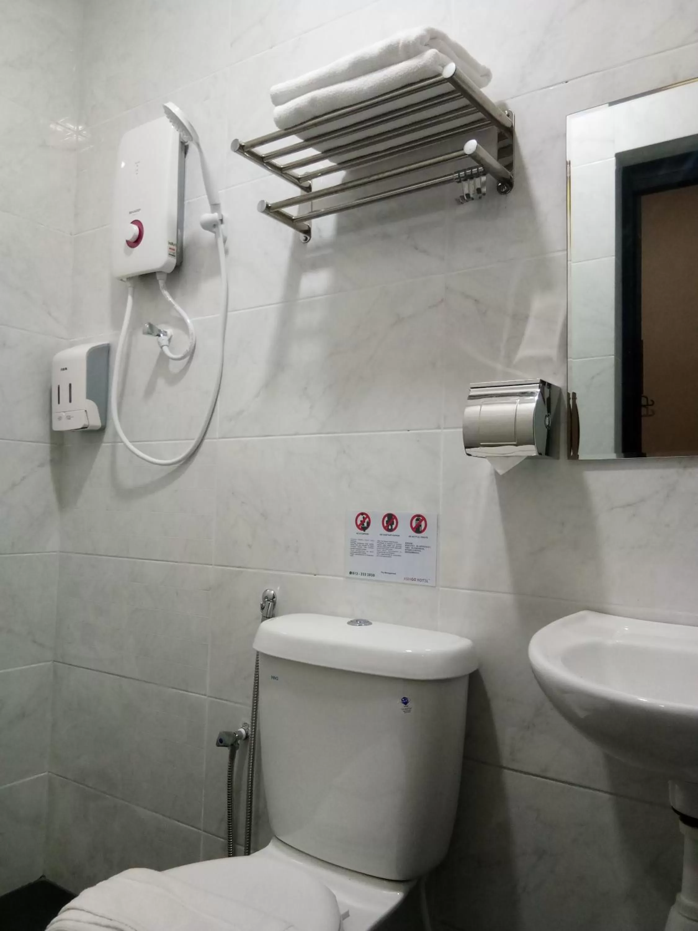 Bathroom in Asiago Hotel