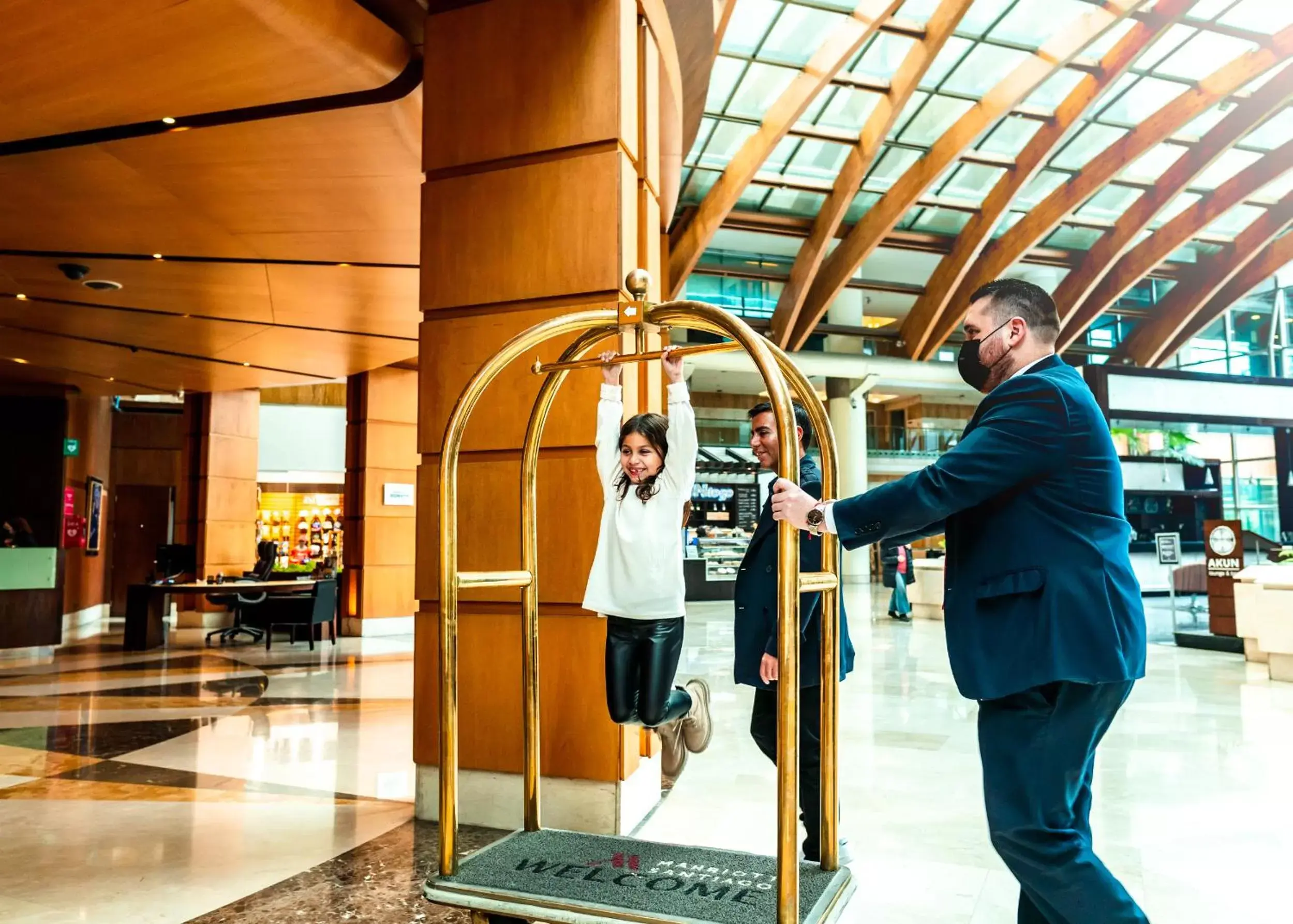 People in Santiago Marriott Hotel