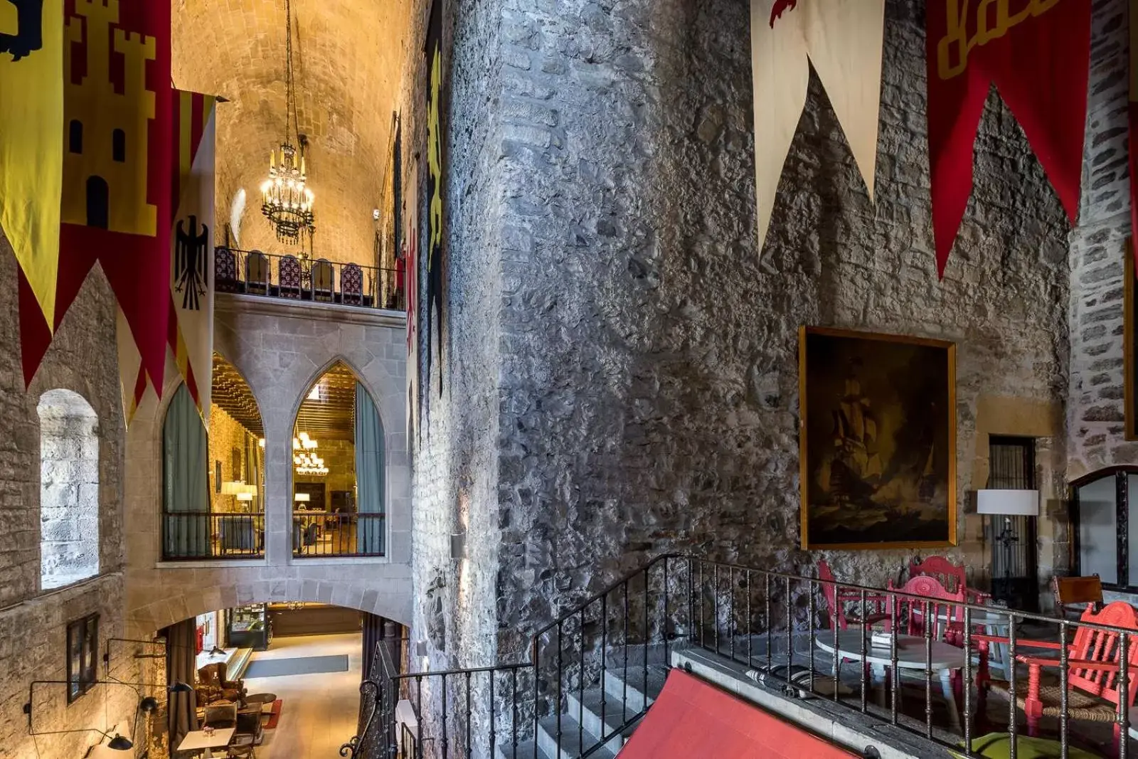 Lounge or bar in Parador de Hondarribia Lounge or bar in Parador de Hondarribia