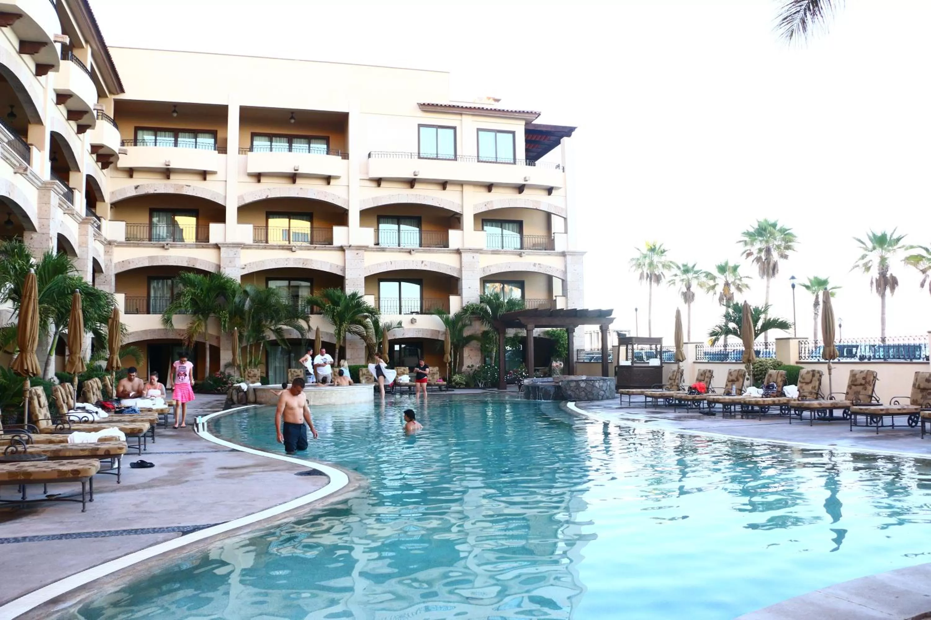 Pool view in La Mision Loreto