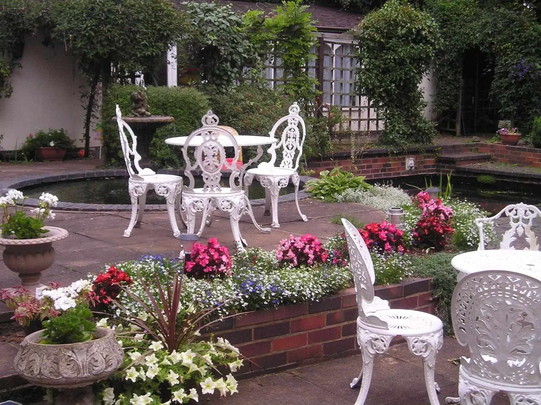 Patio in Chapel House