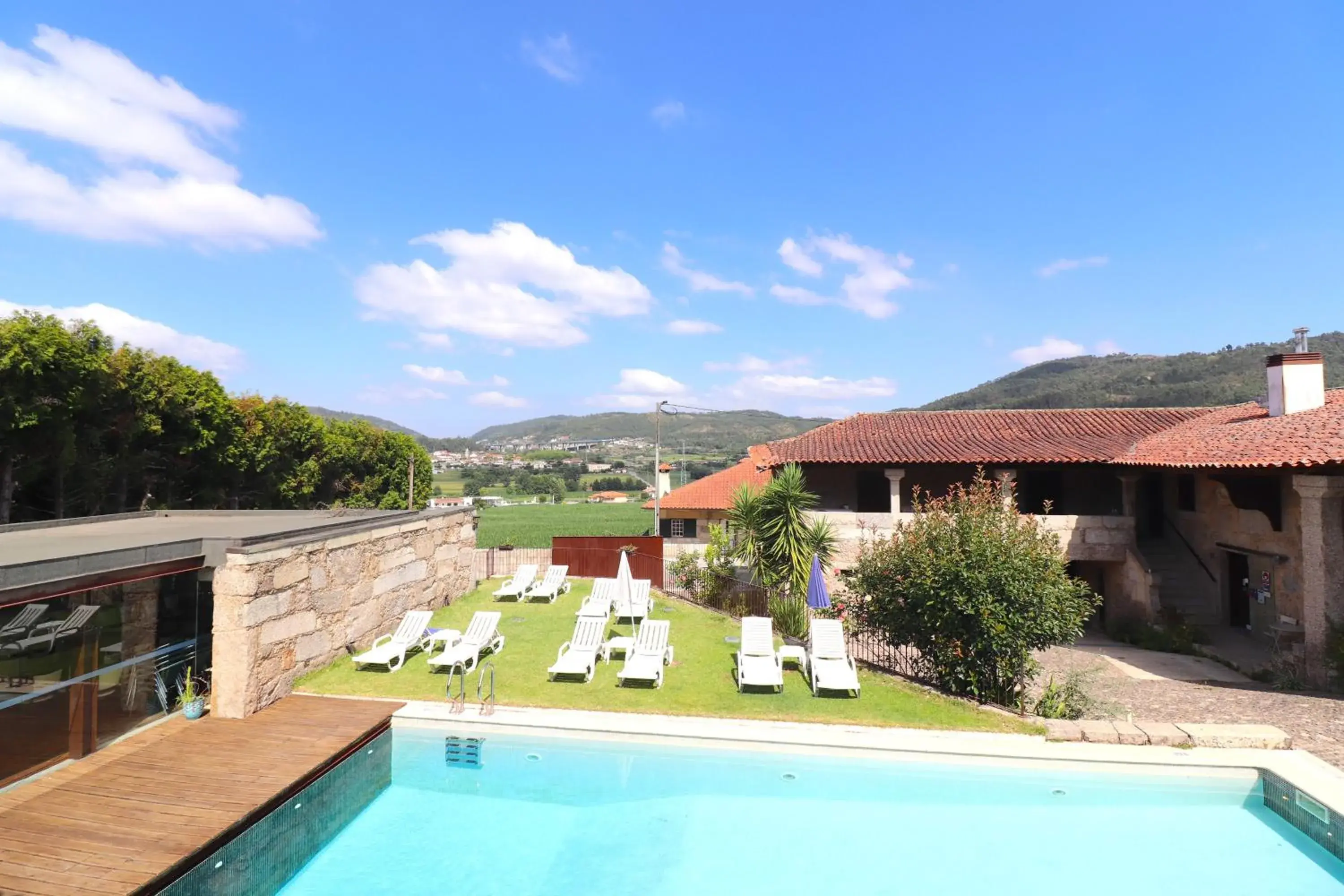 View (from property/room), Pool View in Hotel Rural Alves - Casa Alves Torneiros