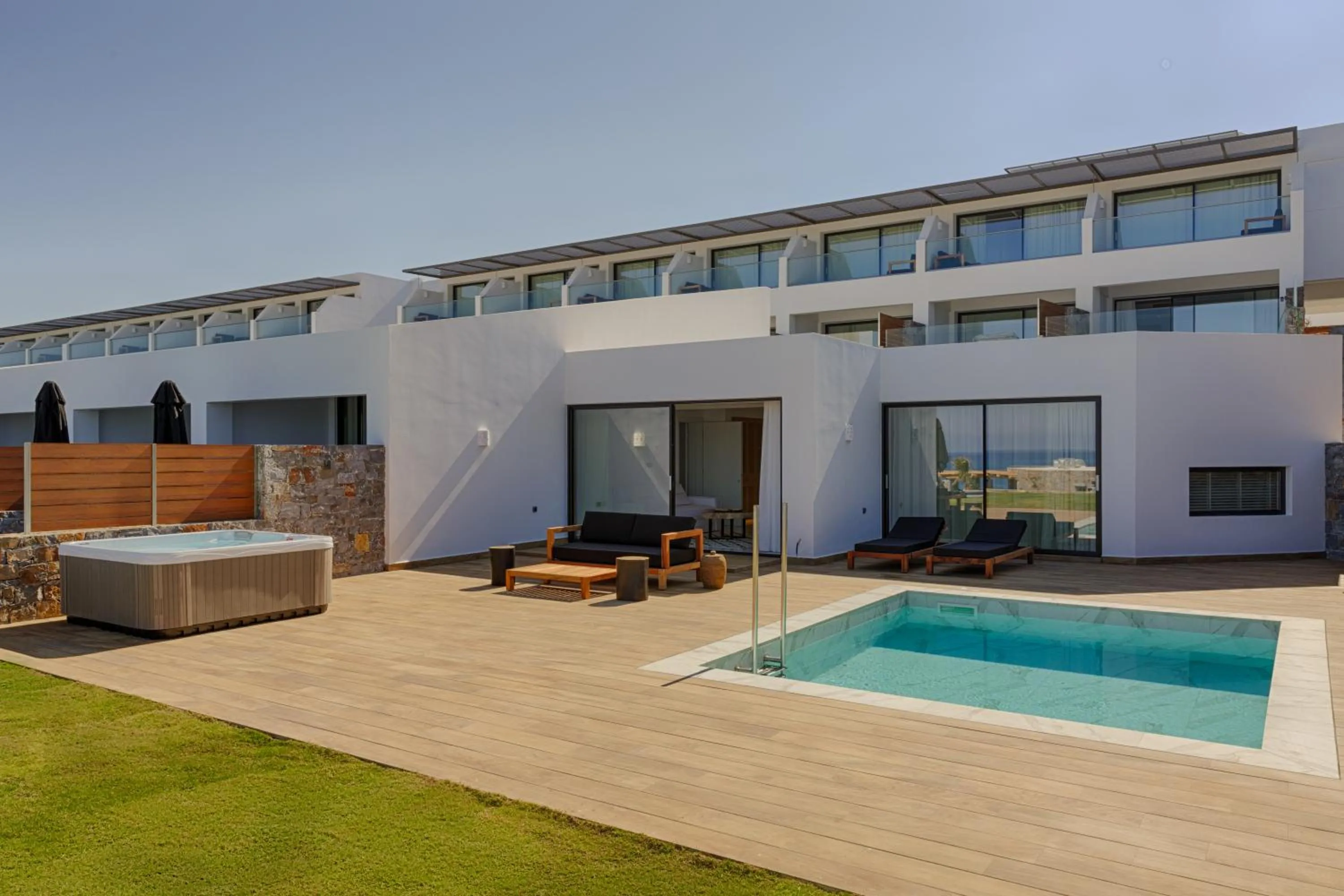 Patio in Abaton Island Resort & Spa