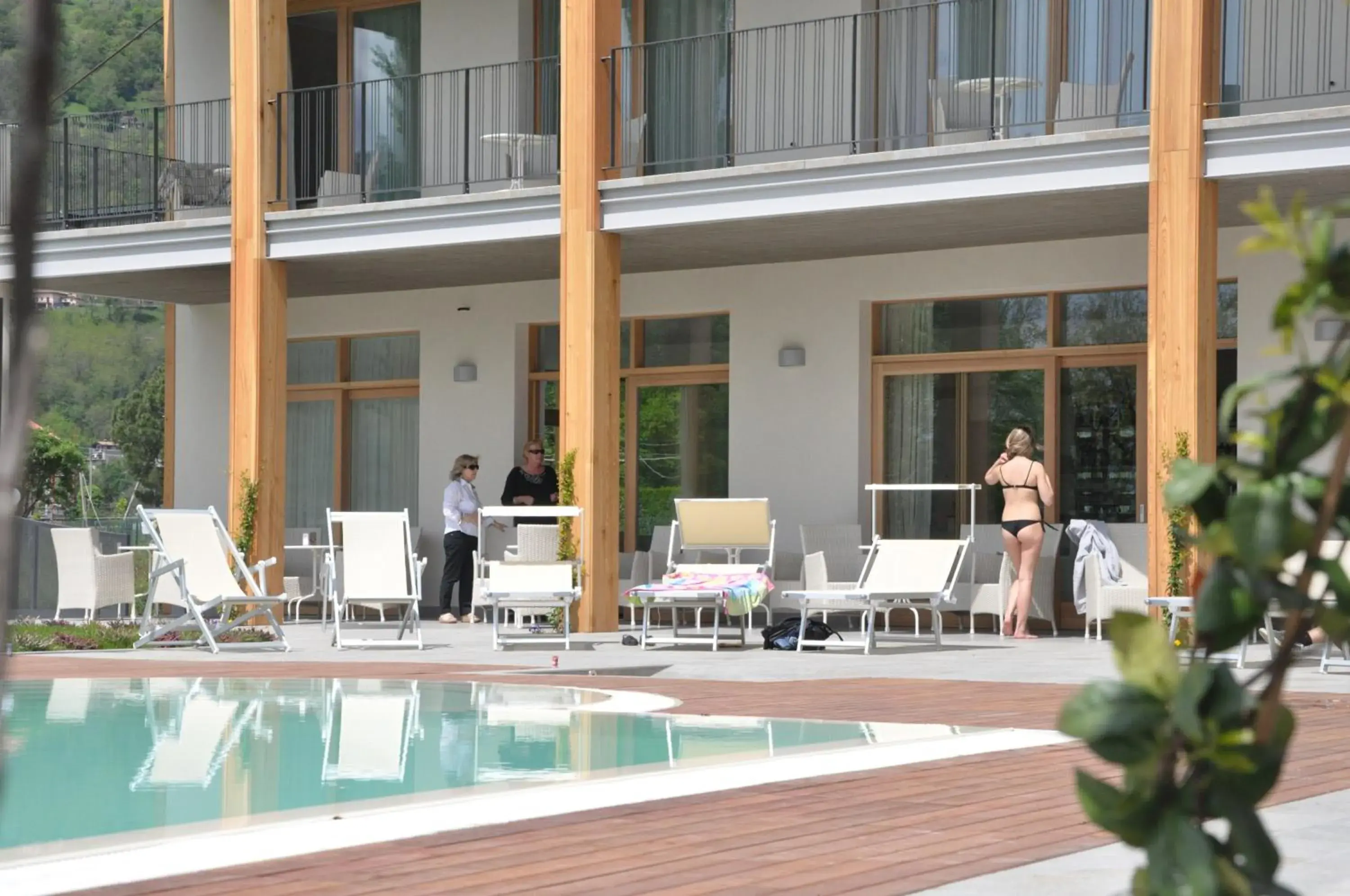 Facade/entrance, Swimming Pool in Tullio Hotel