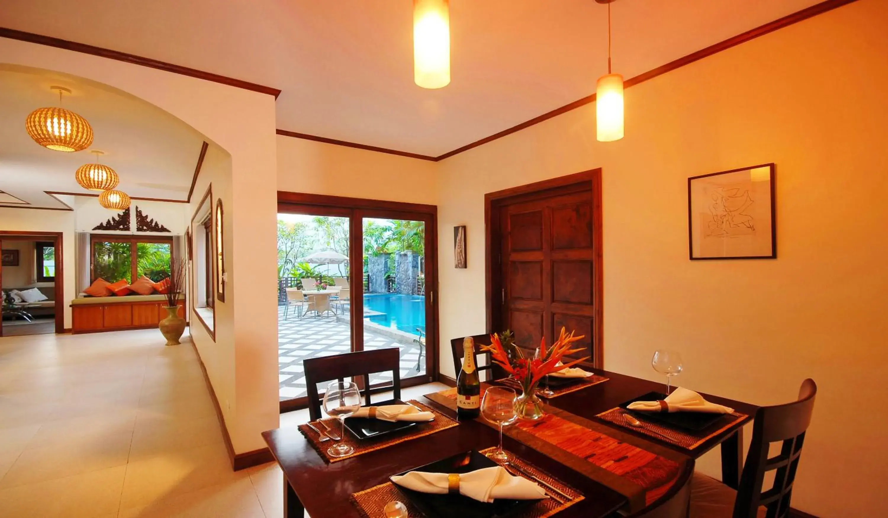 Dining area, Seating Area in Samui Sun Villa