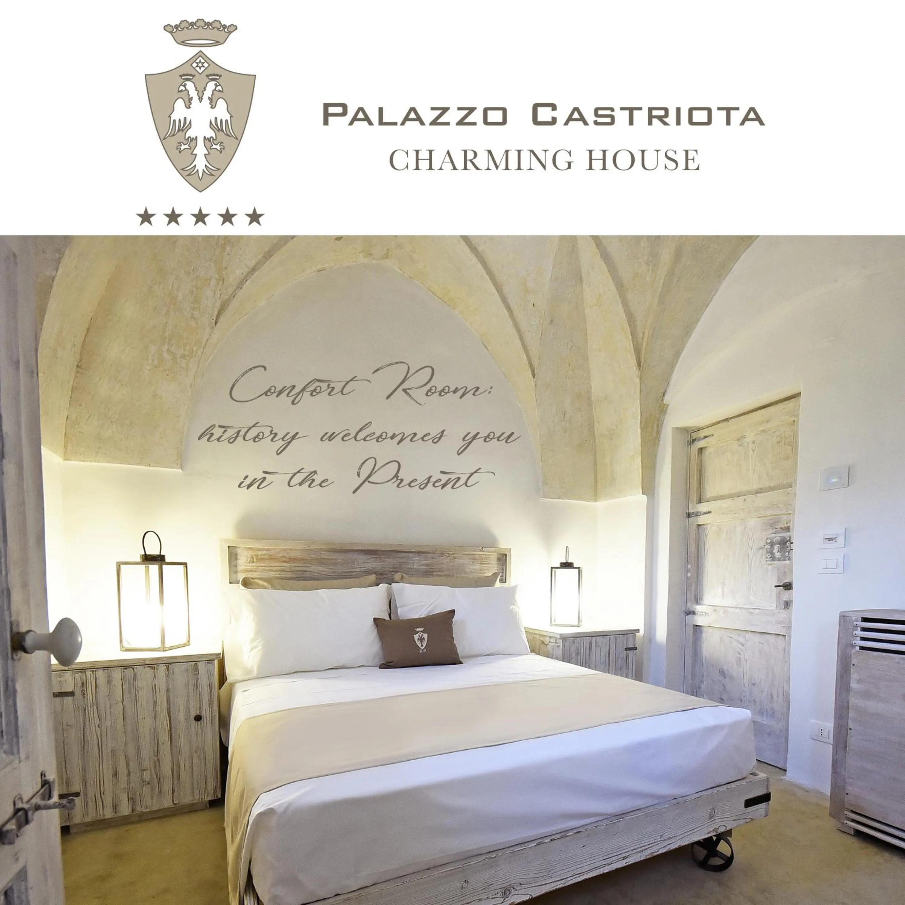 Bed in Palazzo Castriota