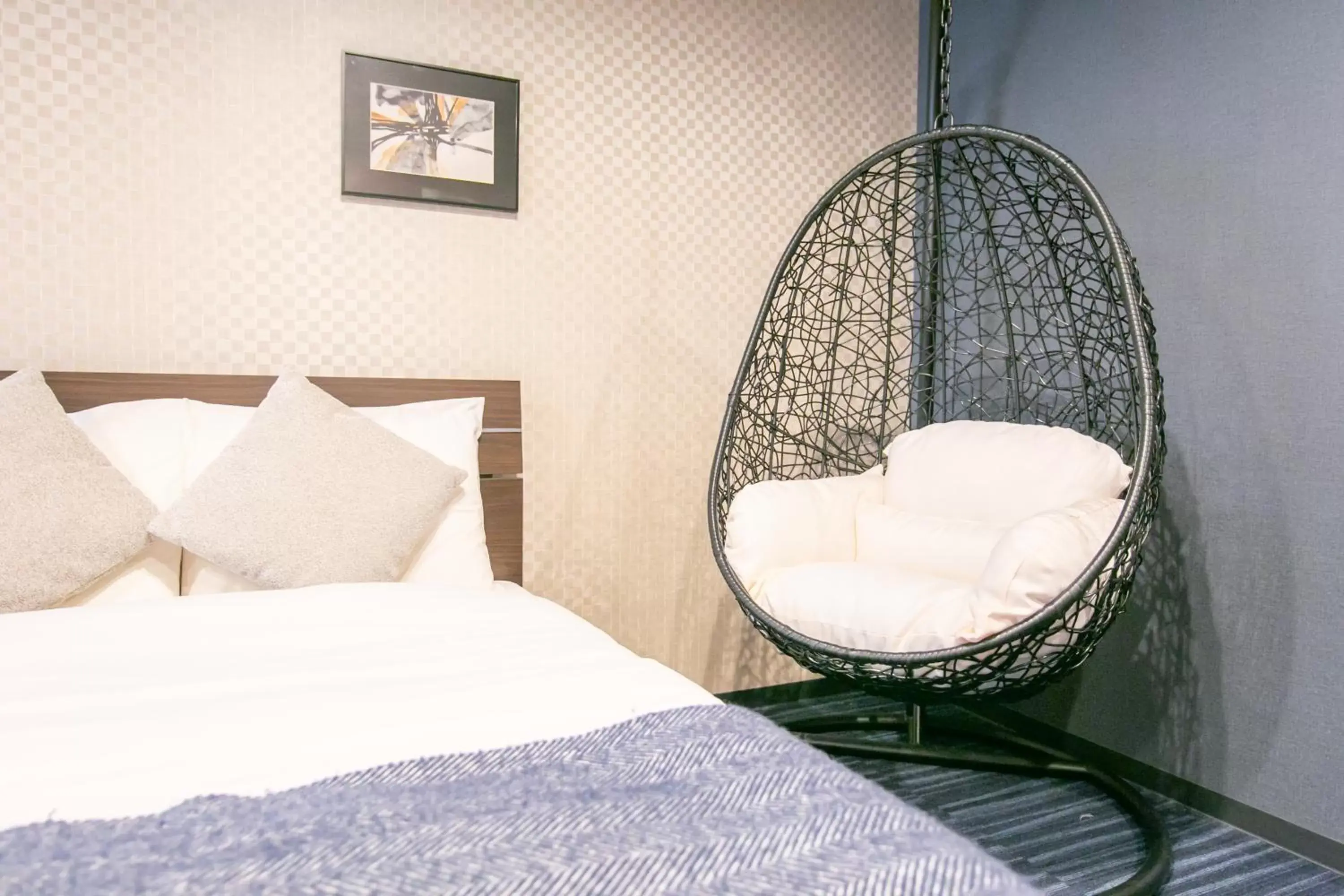 Seating area, Bed in Playsis Asakusa Seating area, Bed in Playsis Asakusa