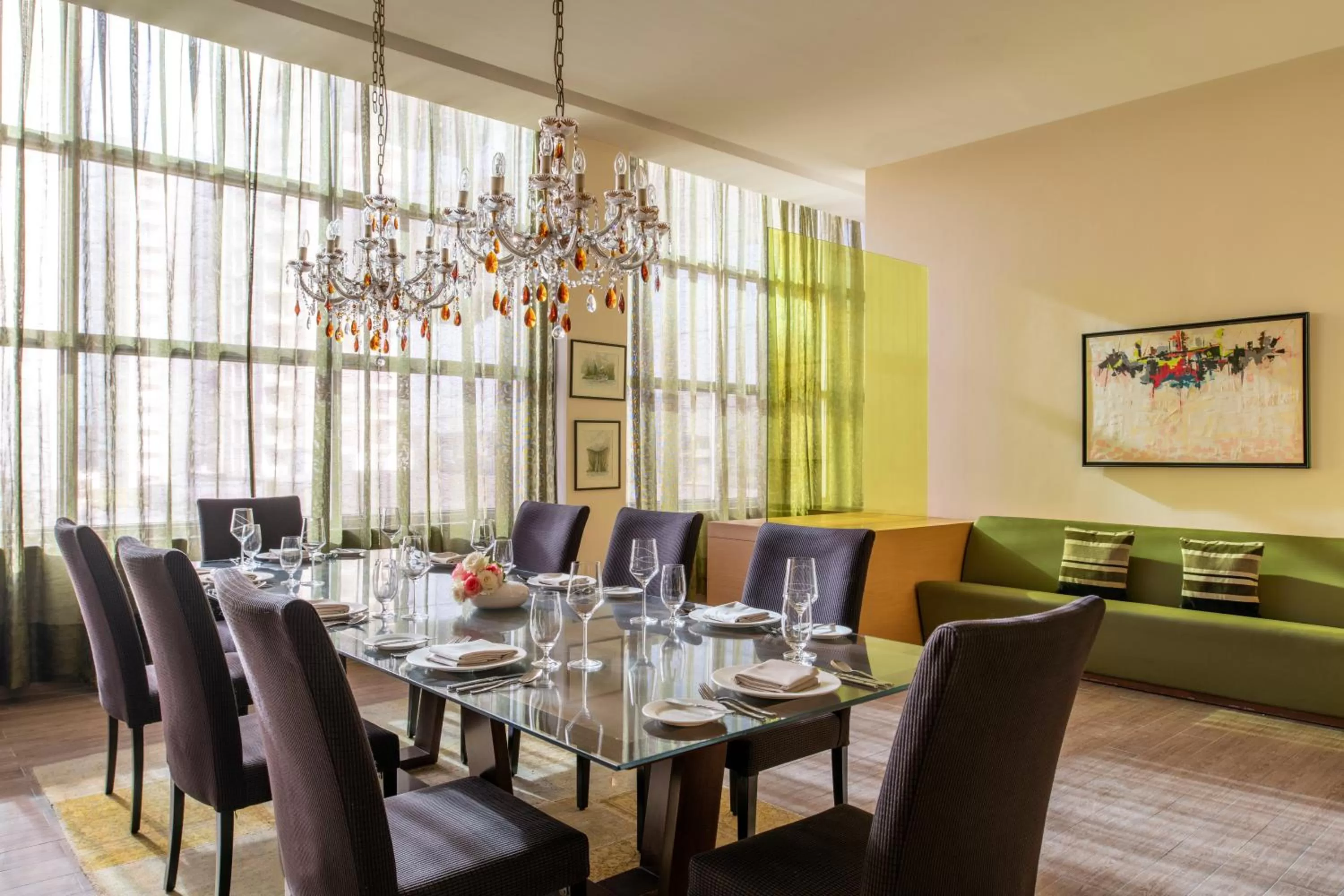 Dining area in Bristoria Hotel Erbil