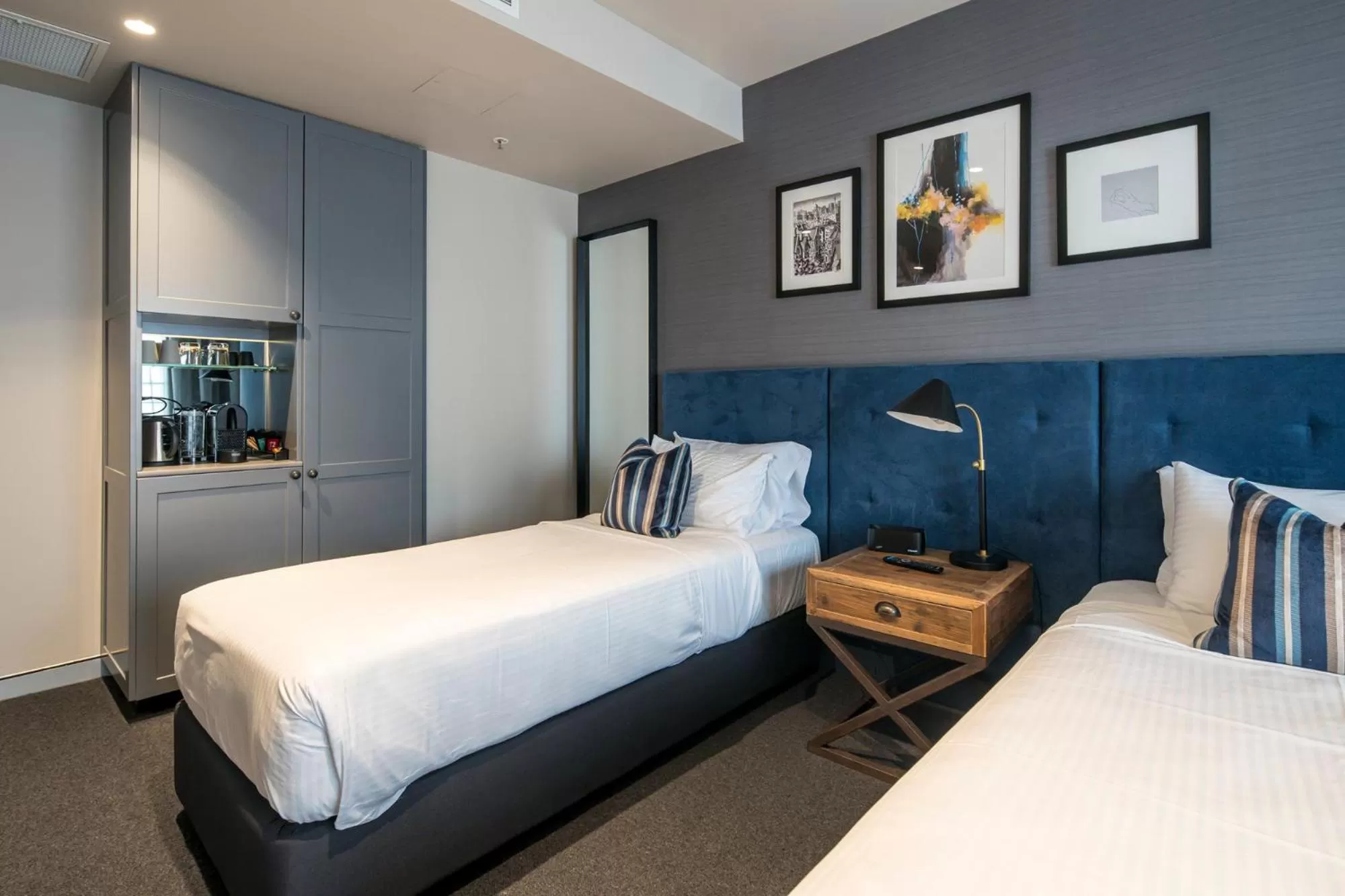 Bed in Mrs Banks Hotel