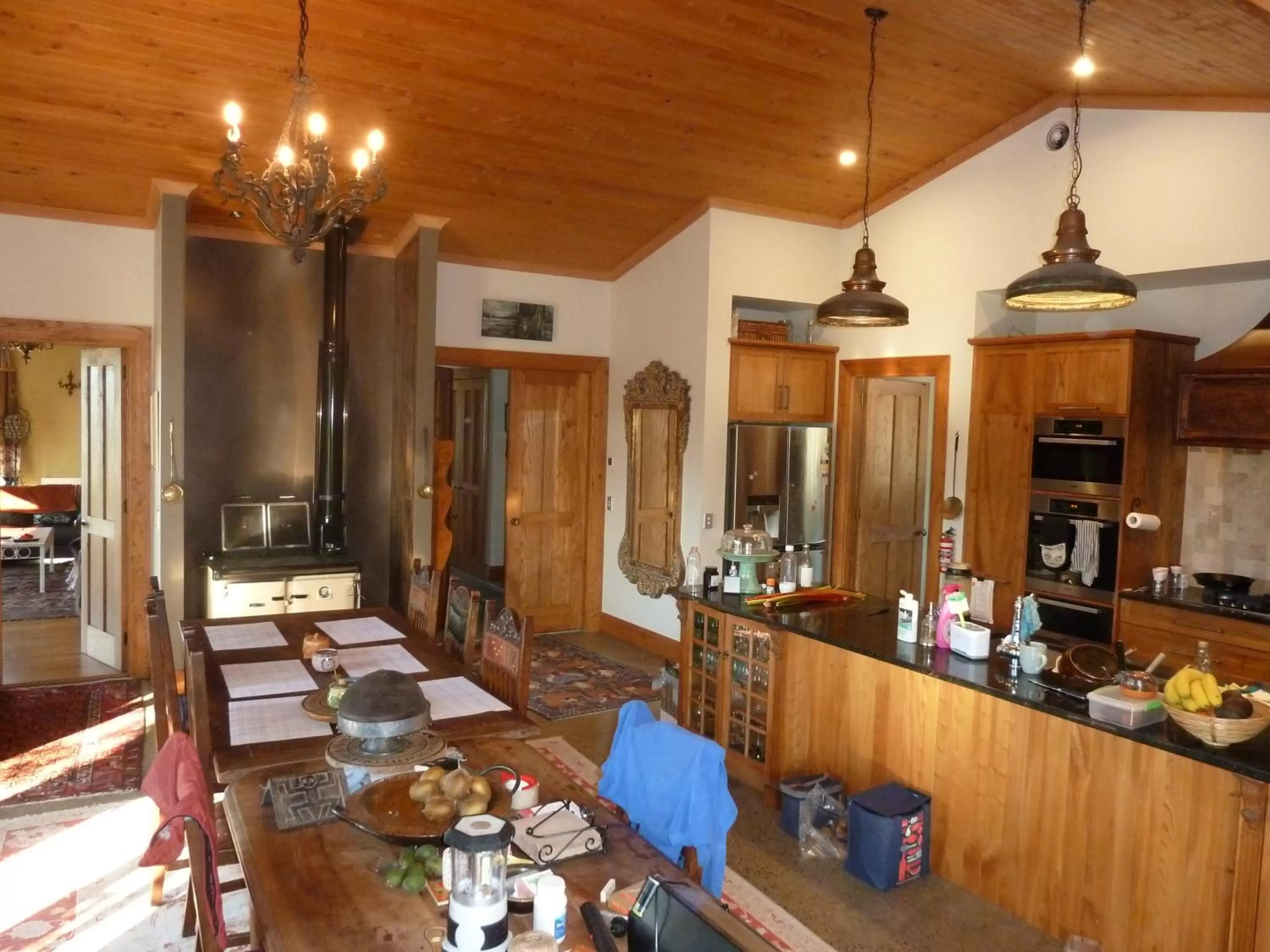 Kitchen or kitchenette in Redwood Valley B & B