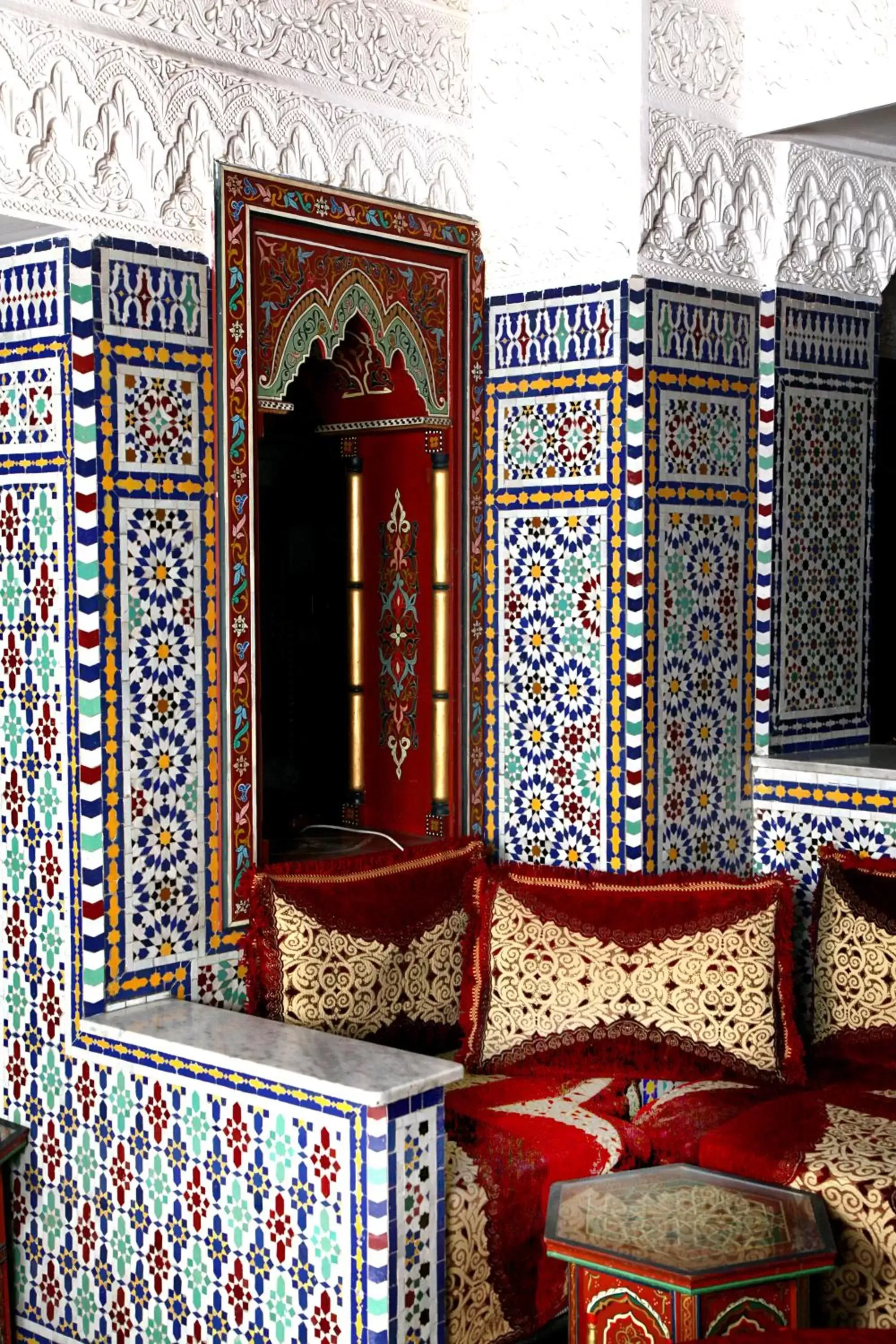 Decorative detail in Hotel Moroccan House