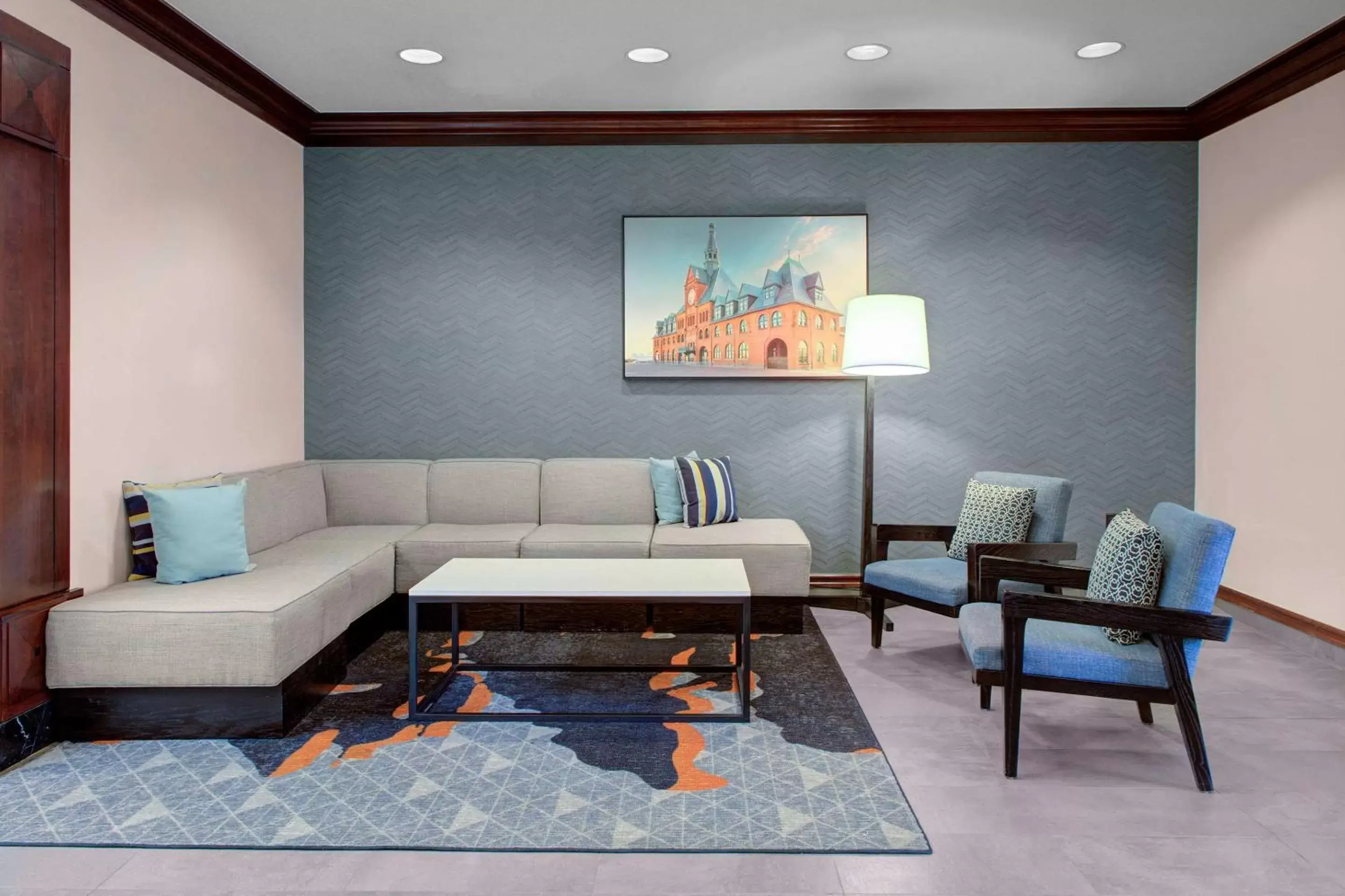 Lobby or reception, Seating Area in Hyatt House Parsippany Whippany