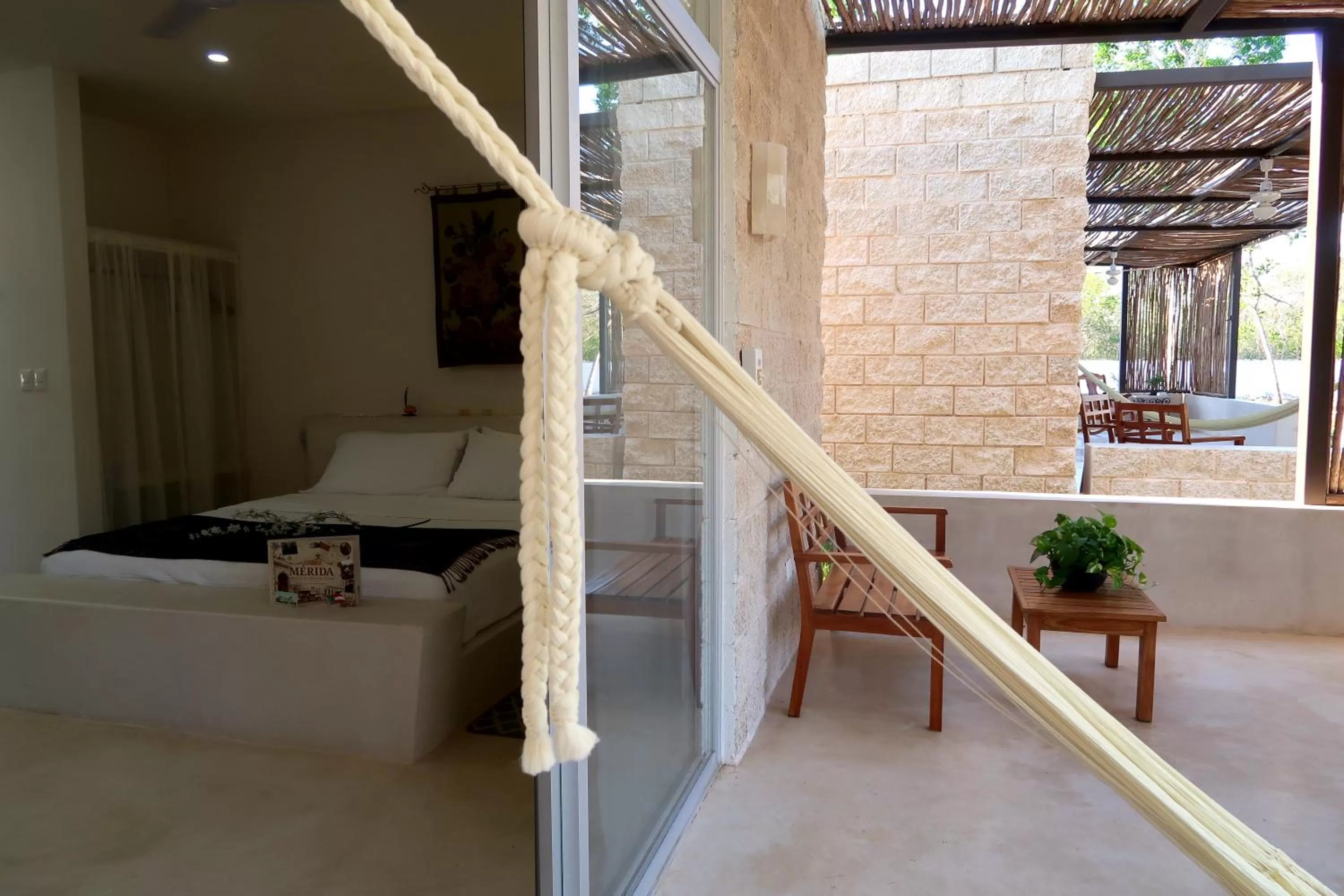 Patio in Hotel Casa de Campo Conkal Merida