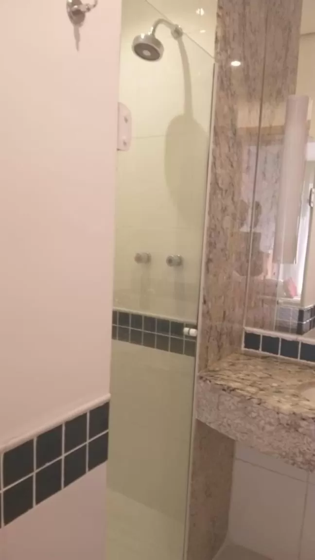 Bathroom in Flat lindo duplo lado Park Ibirapuera e Av Paulista com smart tv 106