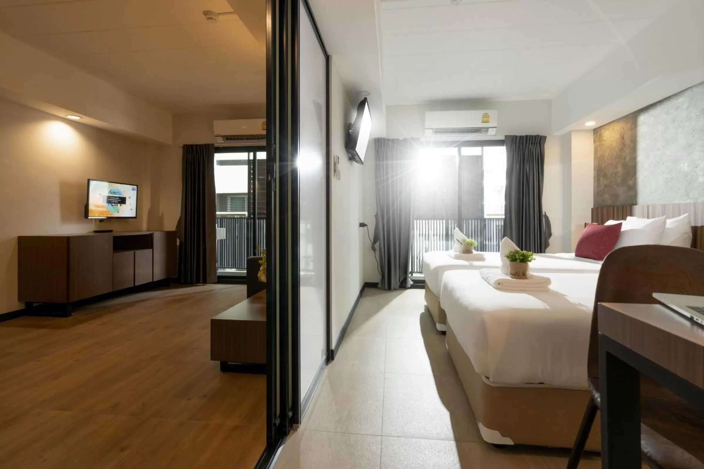 Bed in The Home Hotel SHA