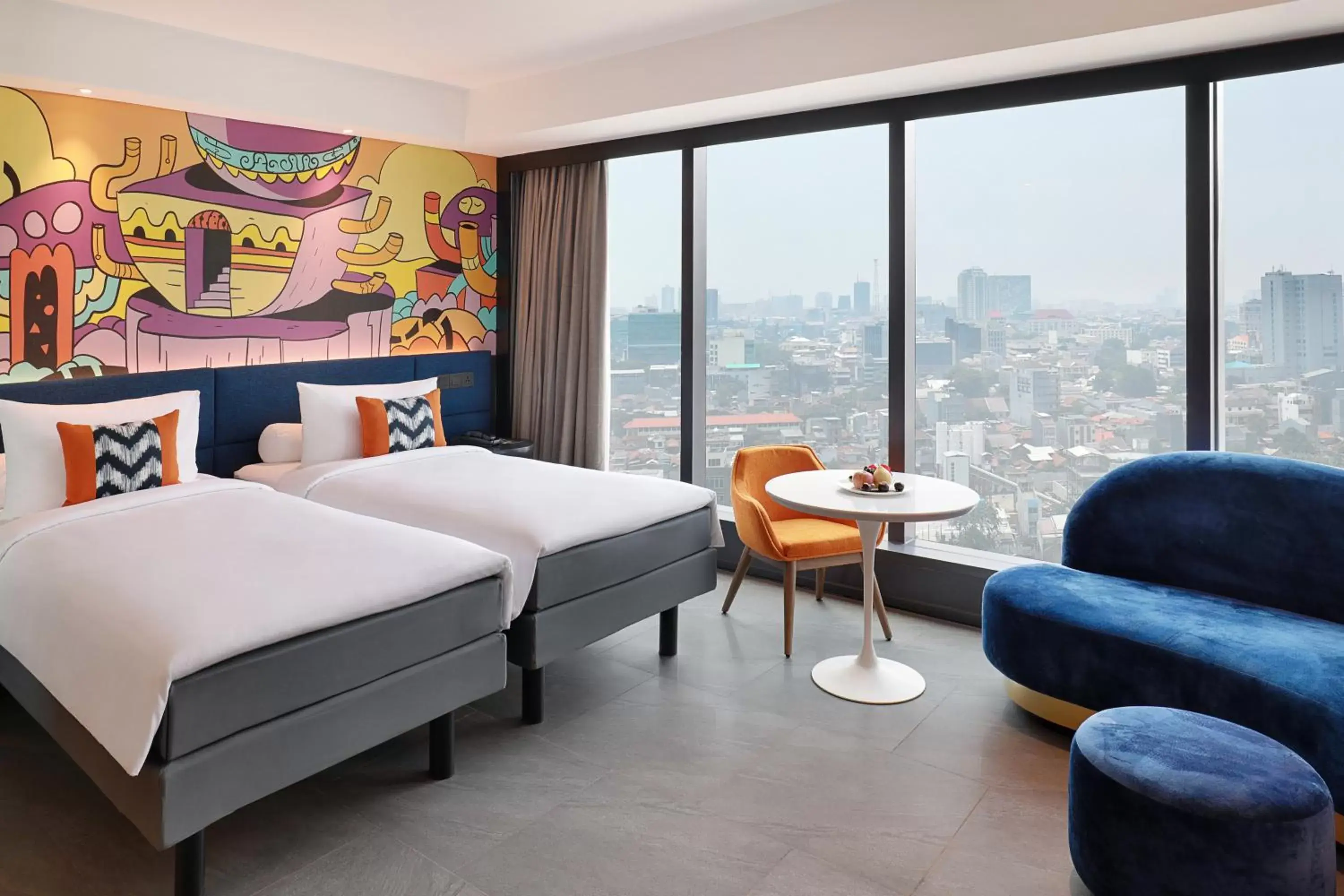 Bedroom in ibis Styles Jakarta Tanah Abang