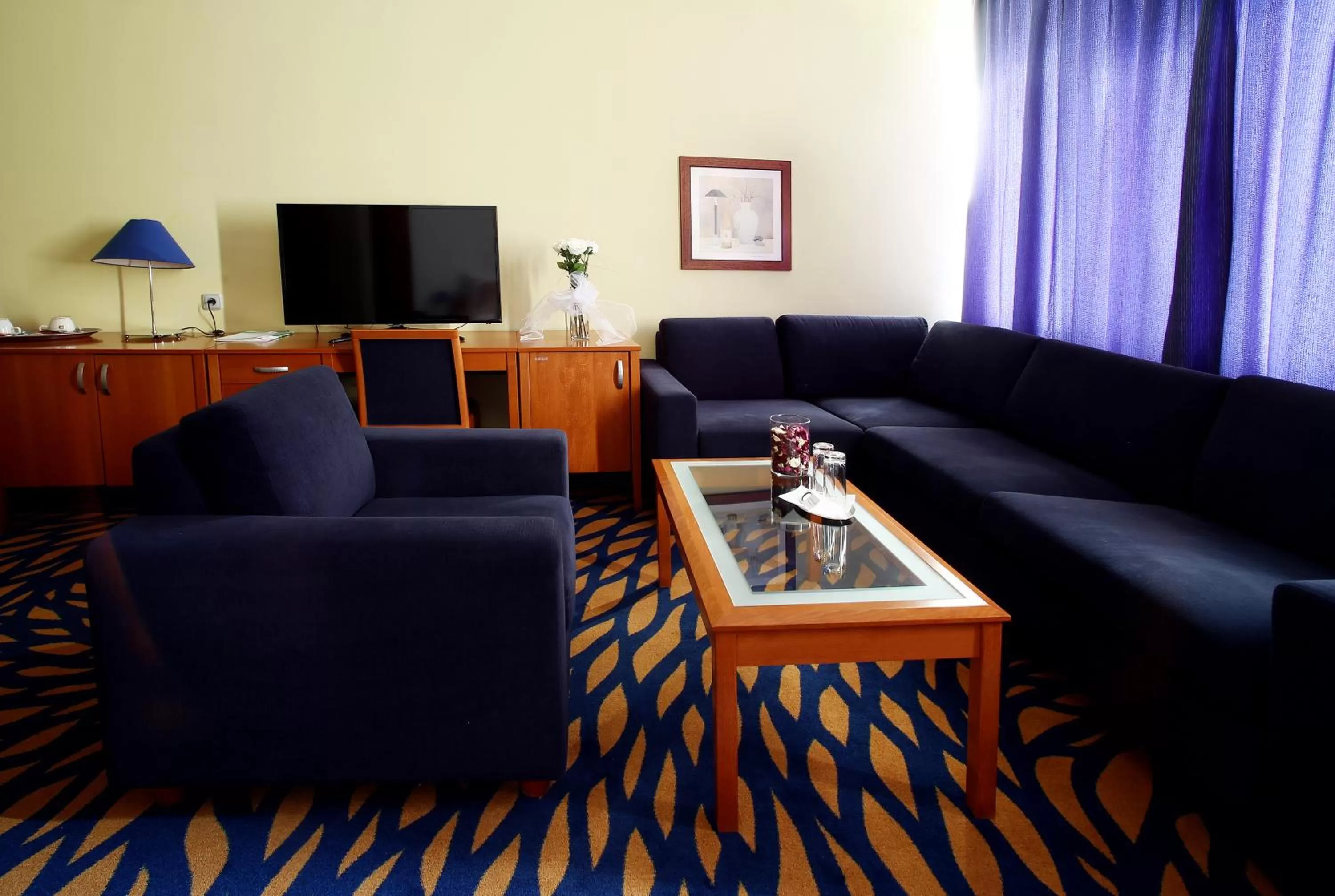 Seating area in Hotel Central