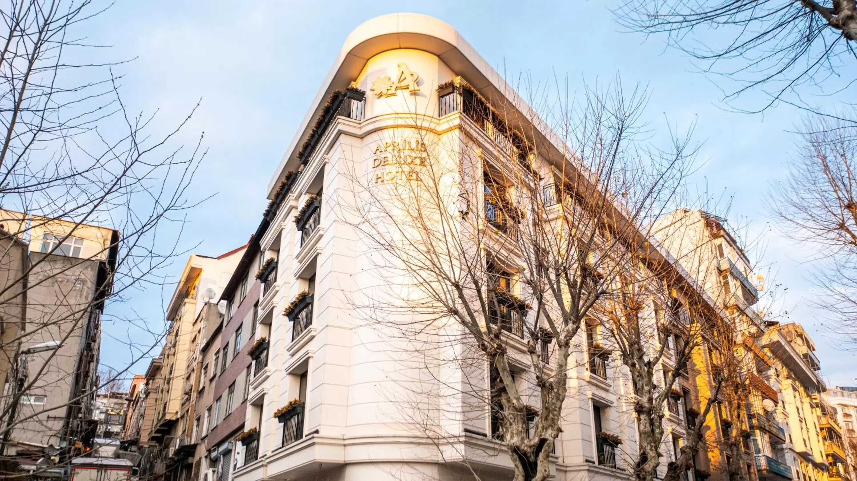 Property building in Aprilis Deluxe Hotel Property building in Aprilis Deluxe Hotel