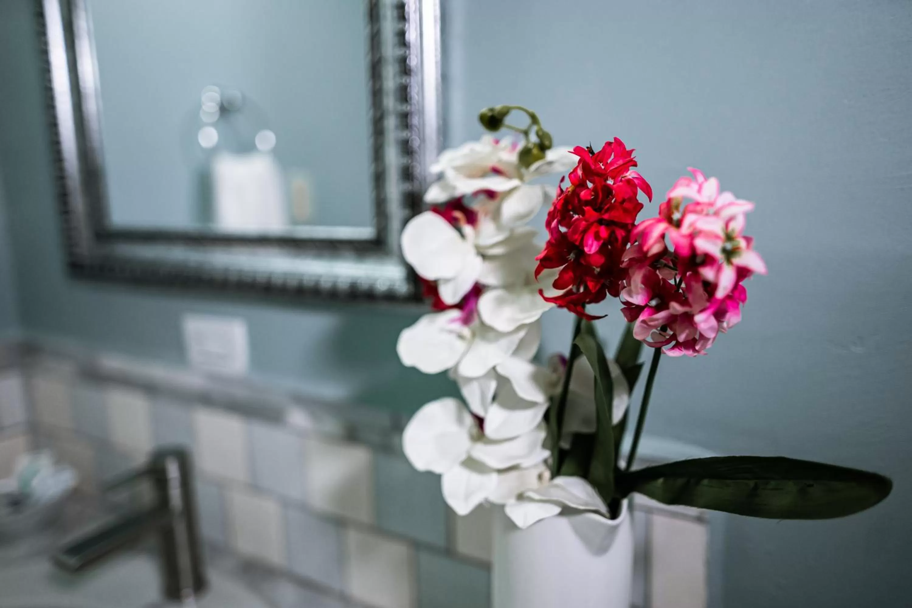 Bathroom in Connie's Comfort Suites