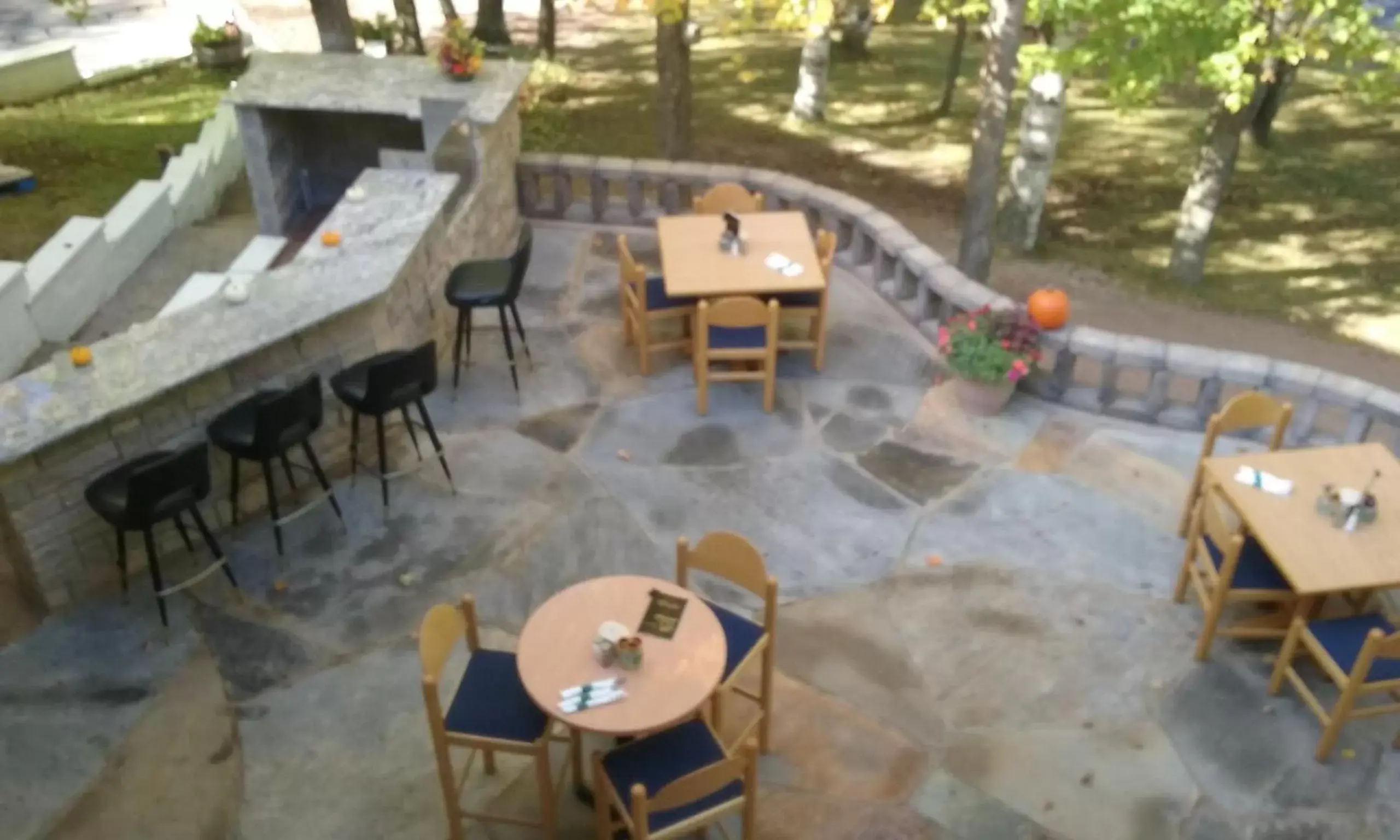 Patio in White Birch Inn