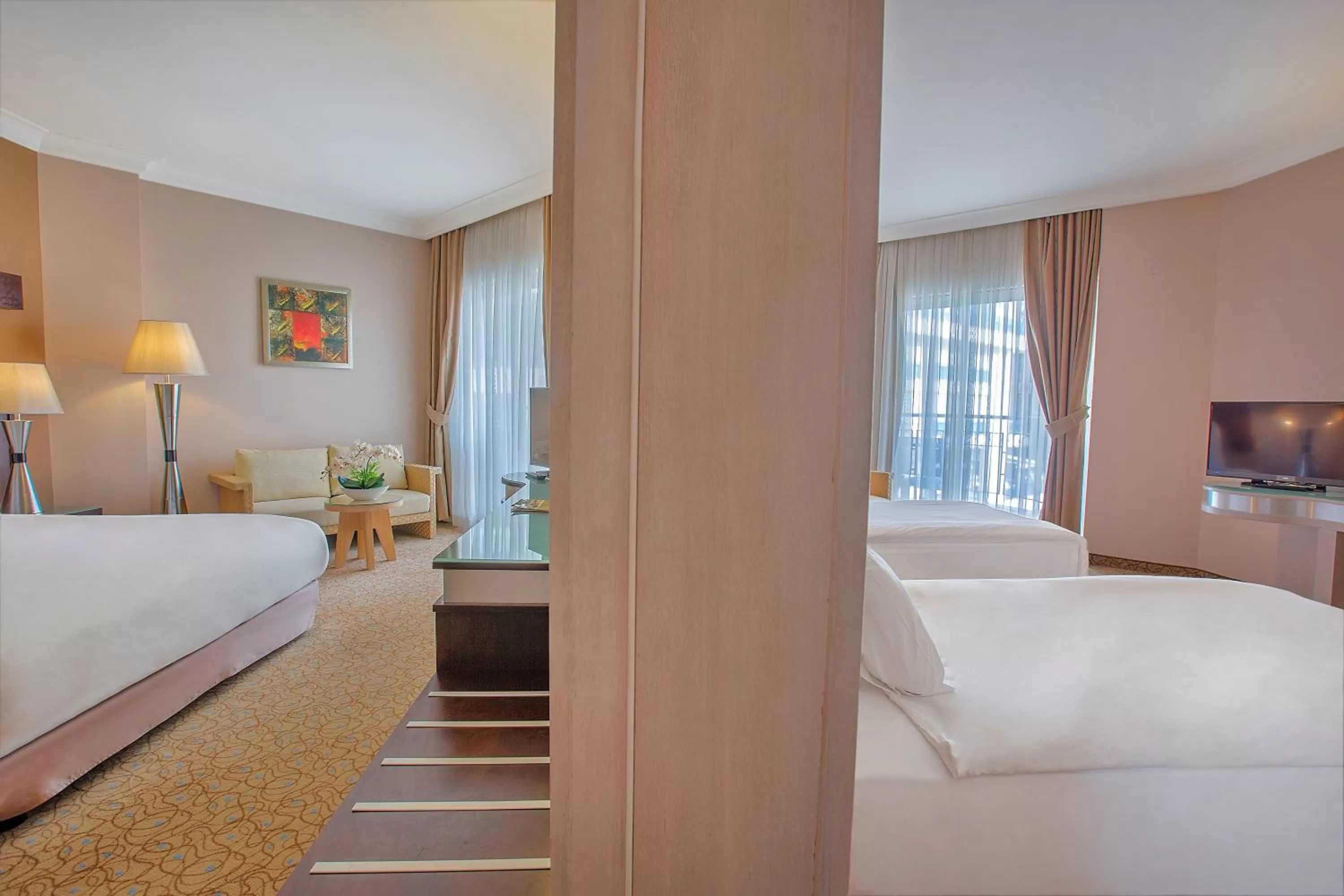 Photo of the whole room, Bed in Mukarnas Spa & Resort Hotel