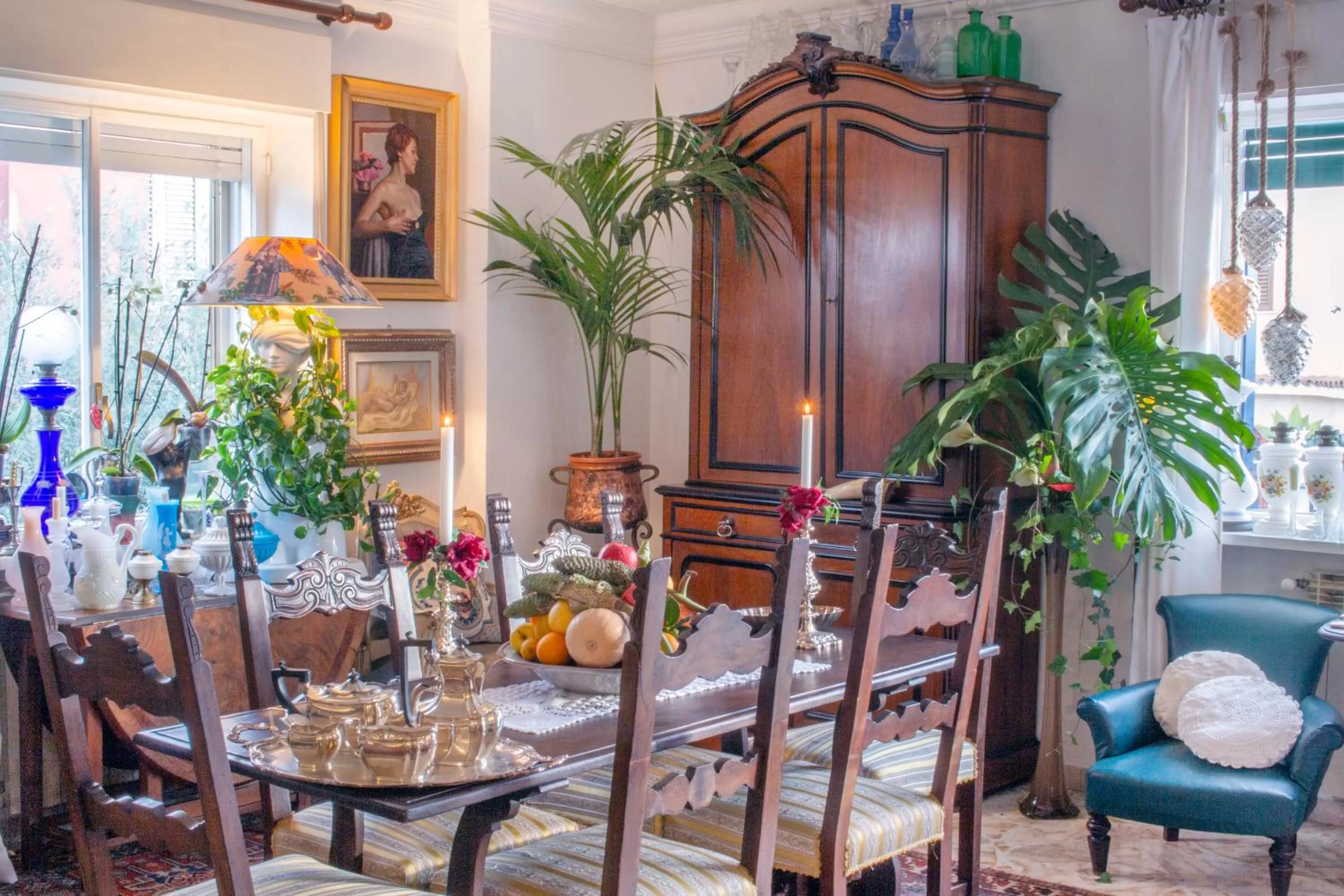 Communal lounge/ TV room in B&B Villa Giorgia