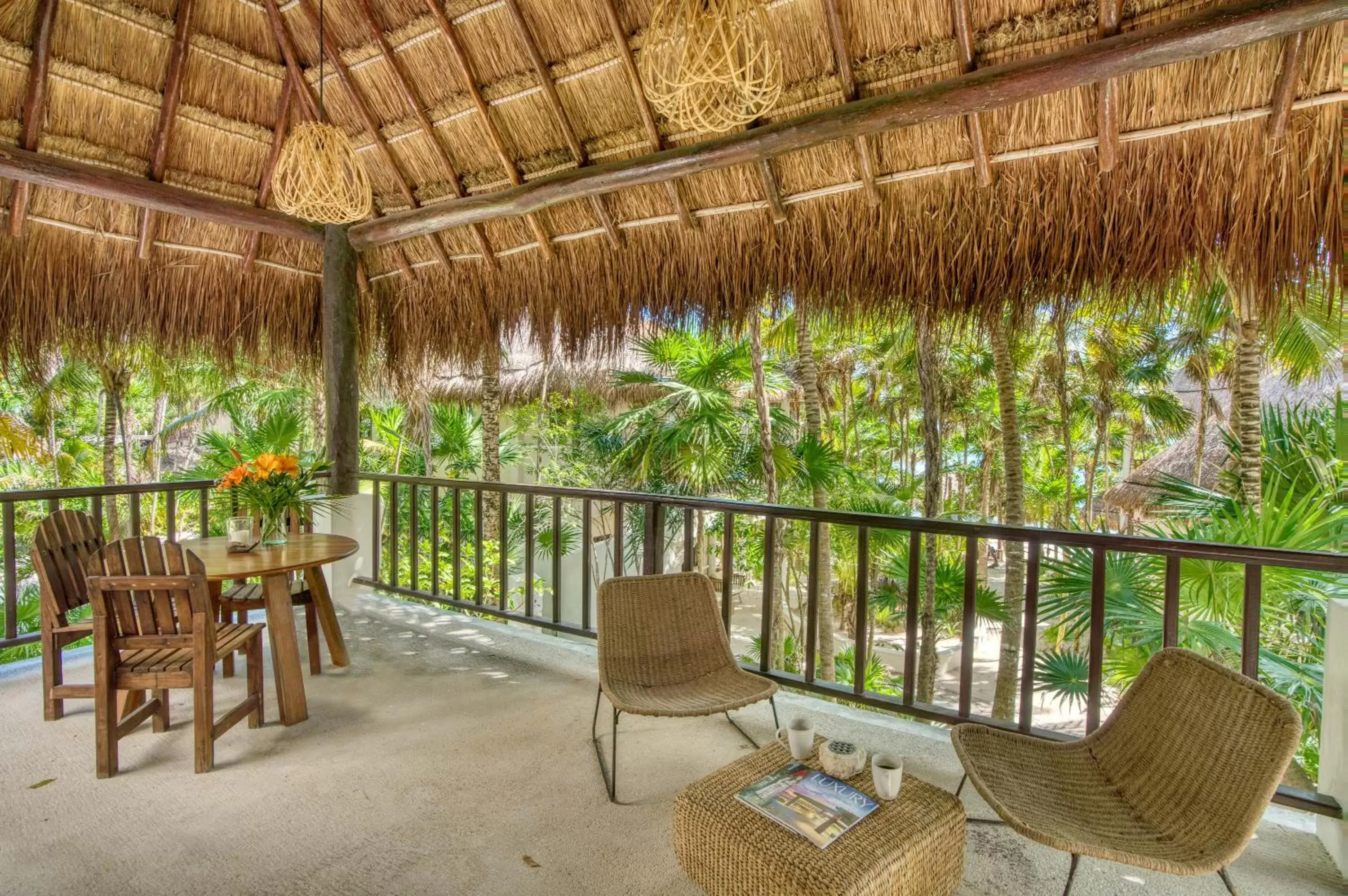 Patio in Tulum Luxury Collection