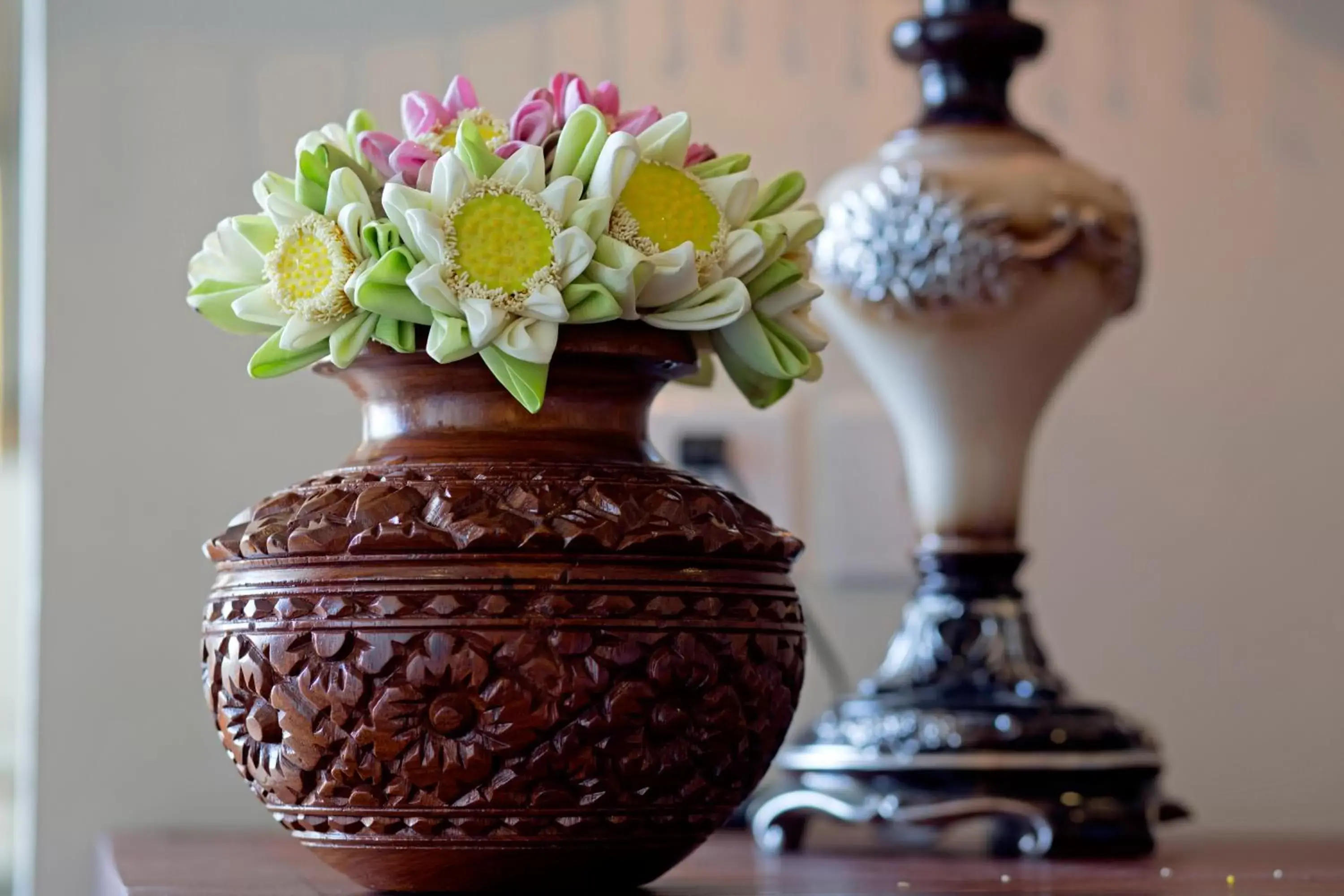 Decorative detail in HARI Residence & Spa