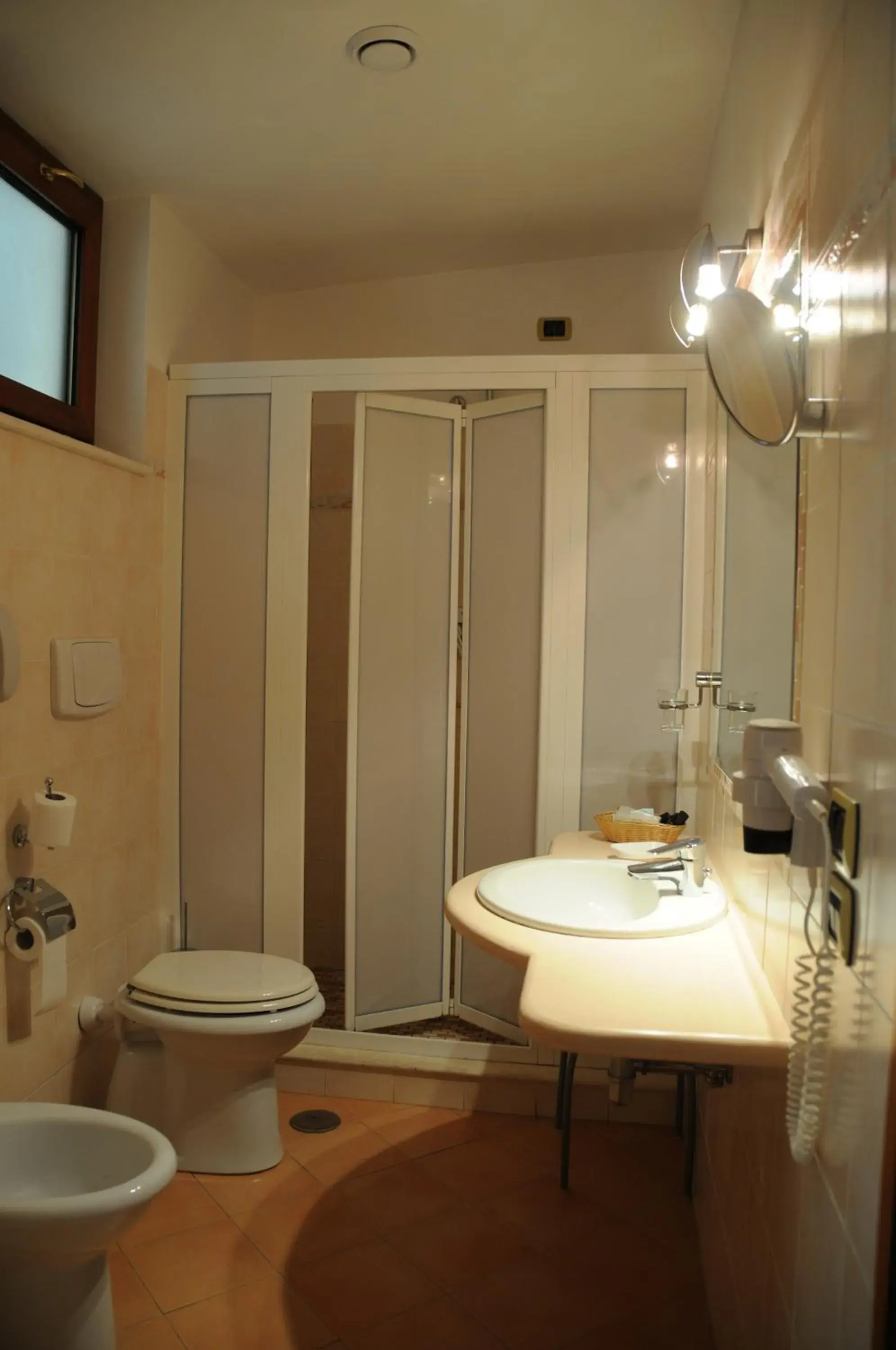 Bathroom in Hotel Barbieri