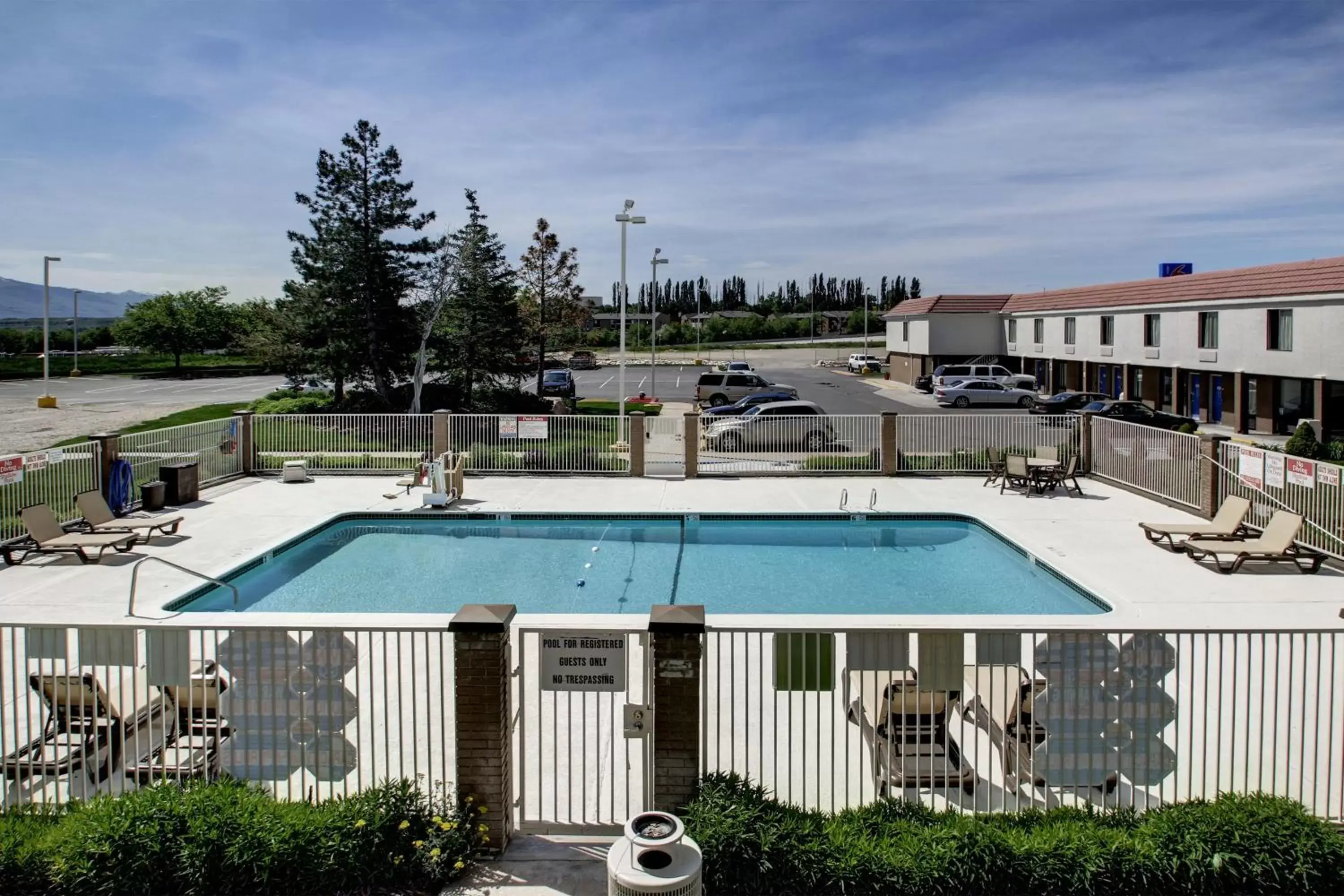 Swimming pool, Pool View in Motel 6-Ogden, UT - Riverdale