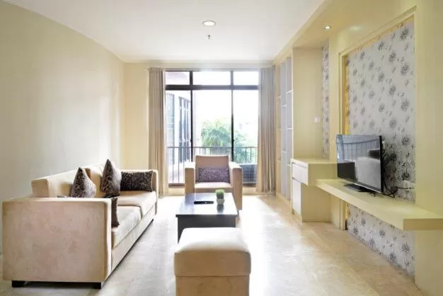 Living room in Midtown Residence Simatupang Jakarta