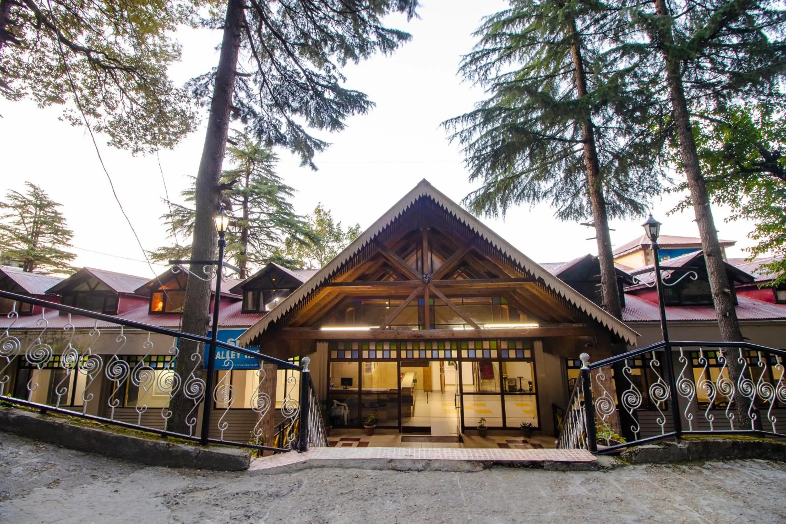 Facade/entrance, Winter in Snow Valley Resort