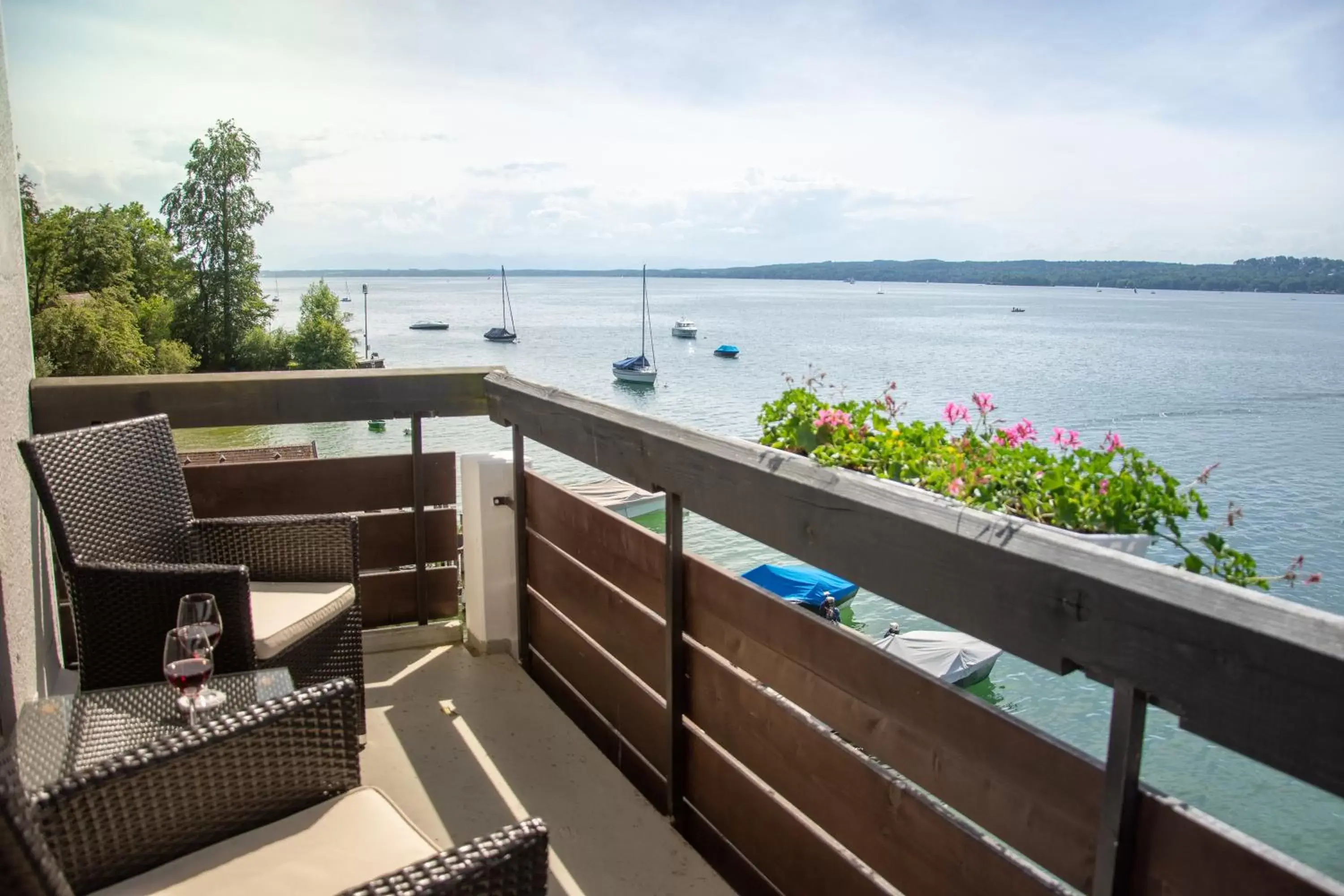 Balcony/Terrace in Seehotel Leoni