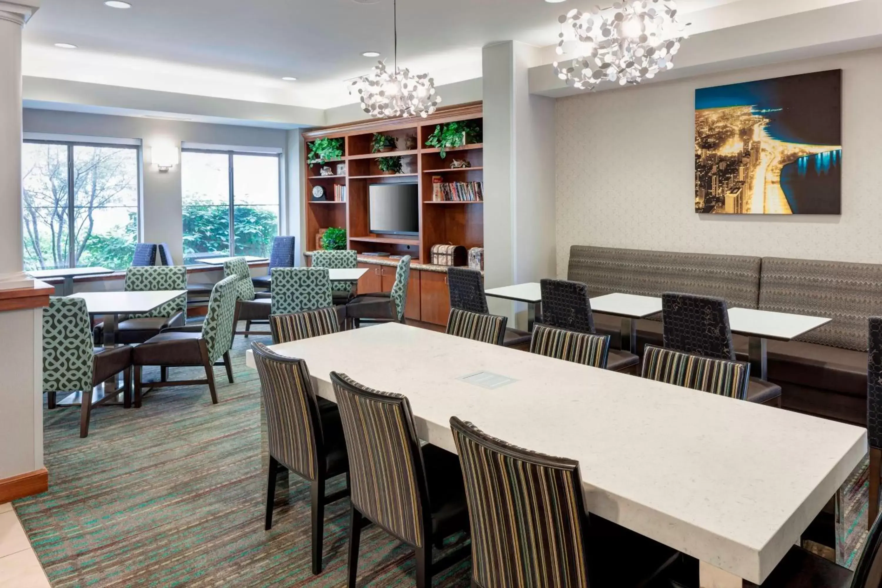 Lobby or reception, Restaurant/Places to Eat in Residence Inn by Marriott Chicago Lake Forest/Mettawa