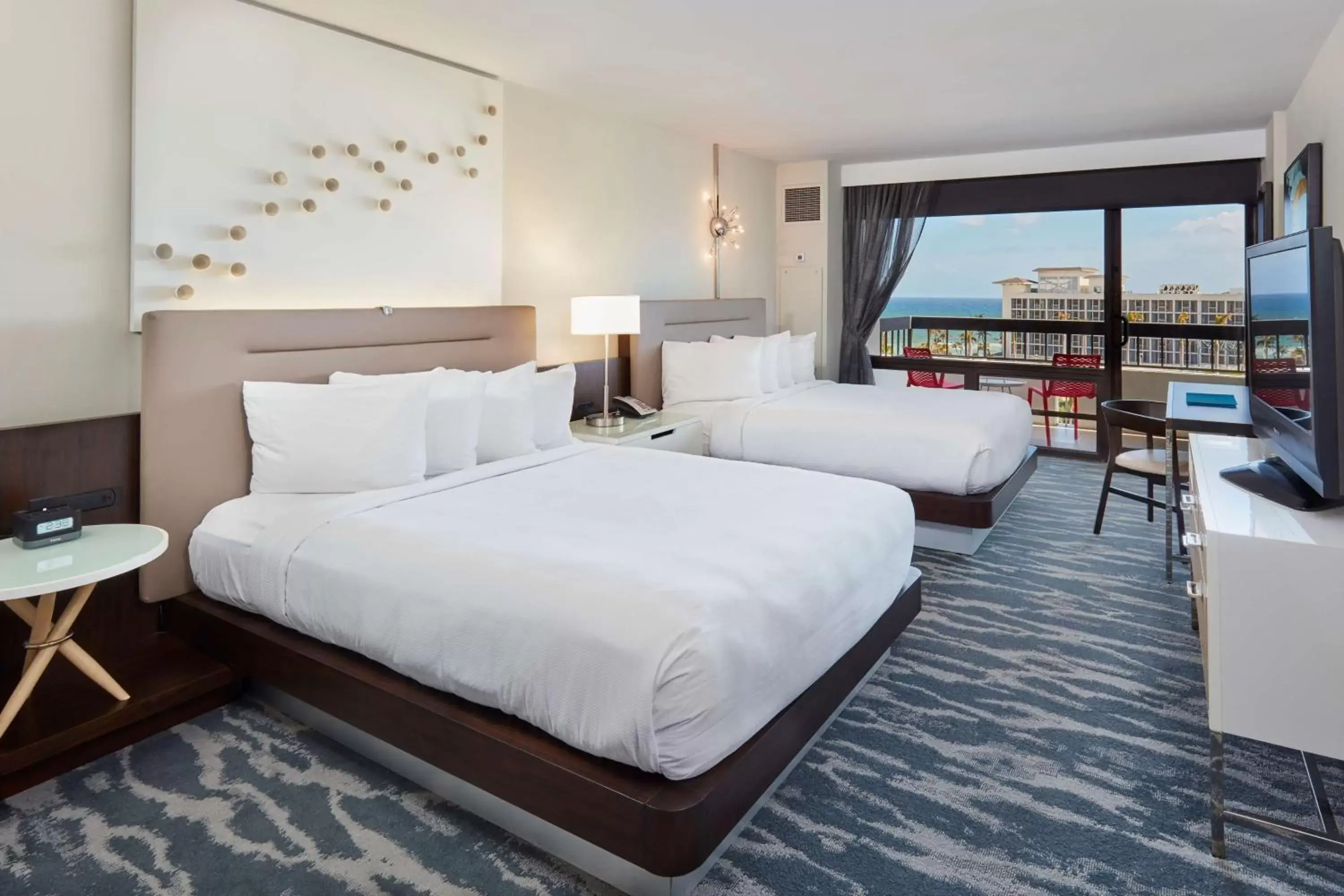 Bed in Waterstone Resort & Marina Boca Raton, Curio Collection by Hilton
