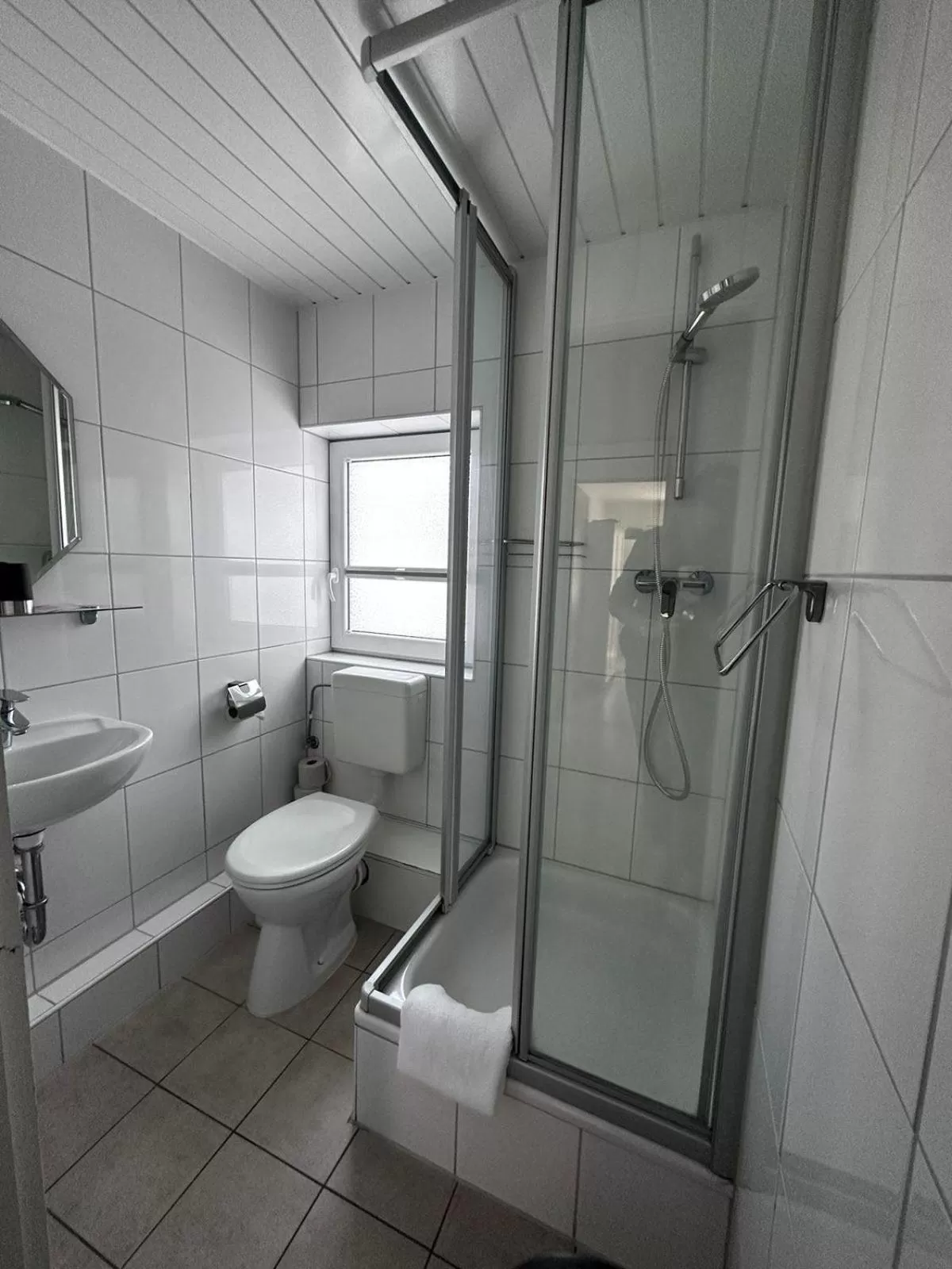 Shower in Hotel Deutscher Hof