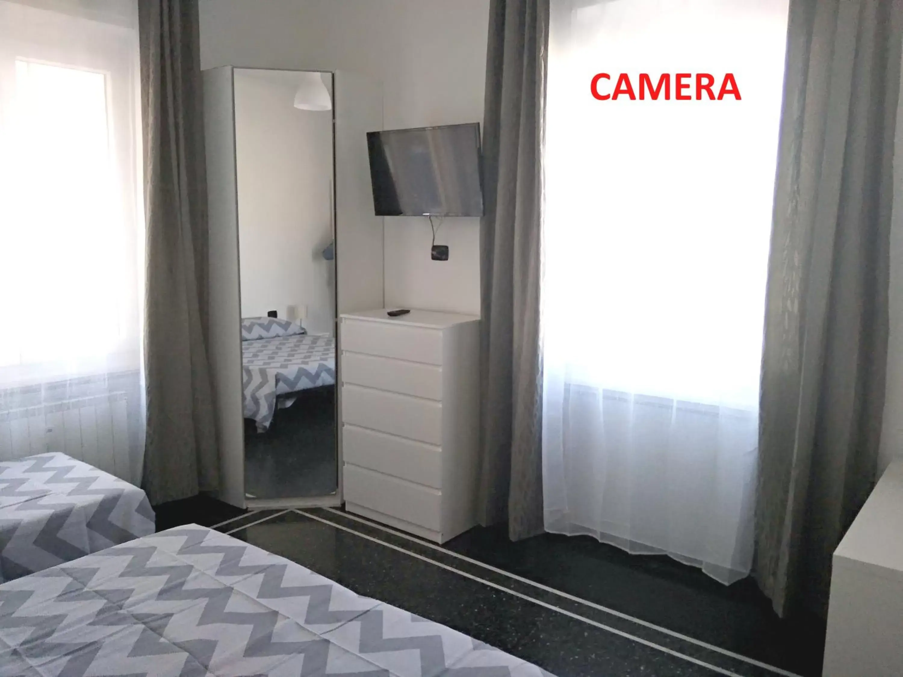 Bedroom, Bed in B&B Gaslini & Mare (anche con uso cucina)