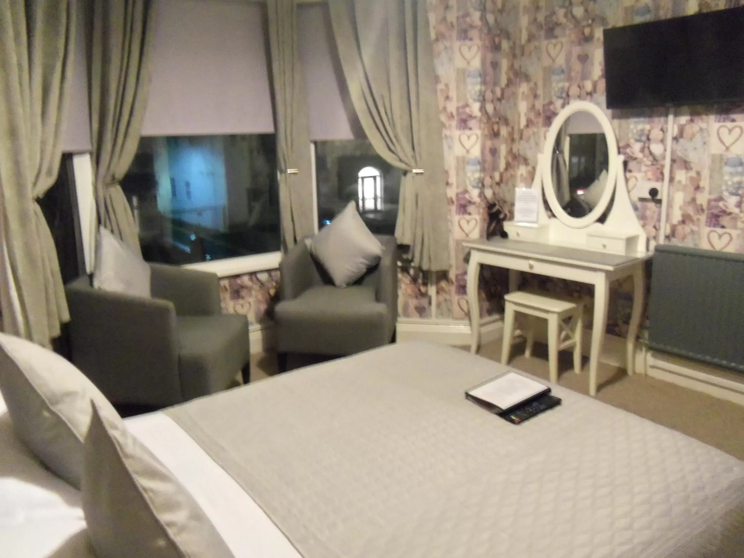 Bedroom, TV/Entertainment Center in The Sefton Blackpool