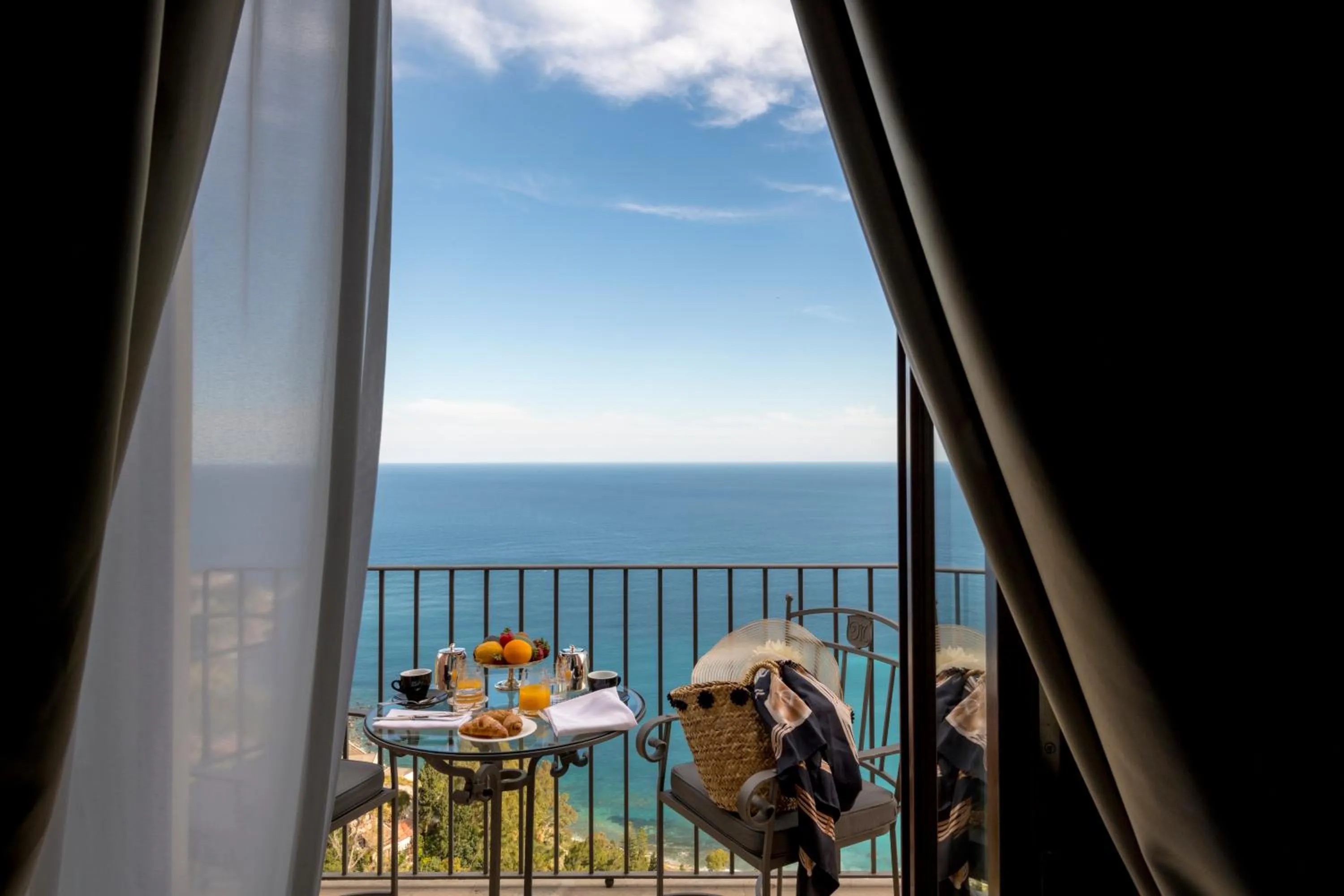 Balcony/Terrace in Hotel Metropole Taormina