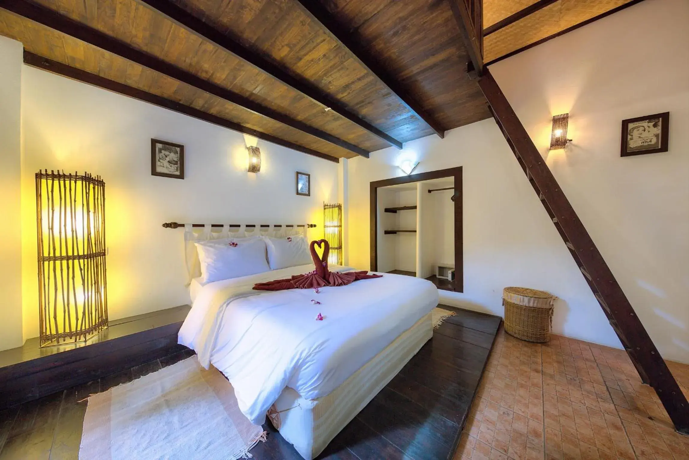 Photo of the whole room, Bed in Eden Bungalows Fisherman's village