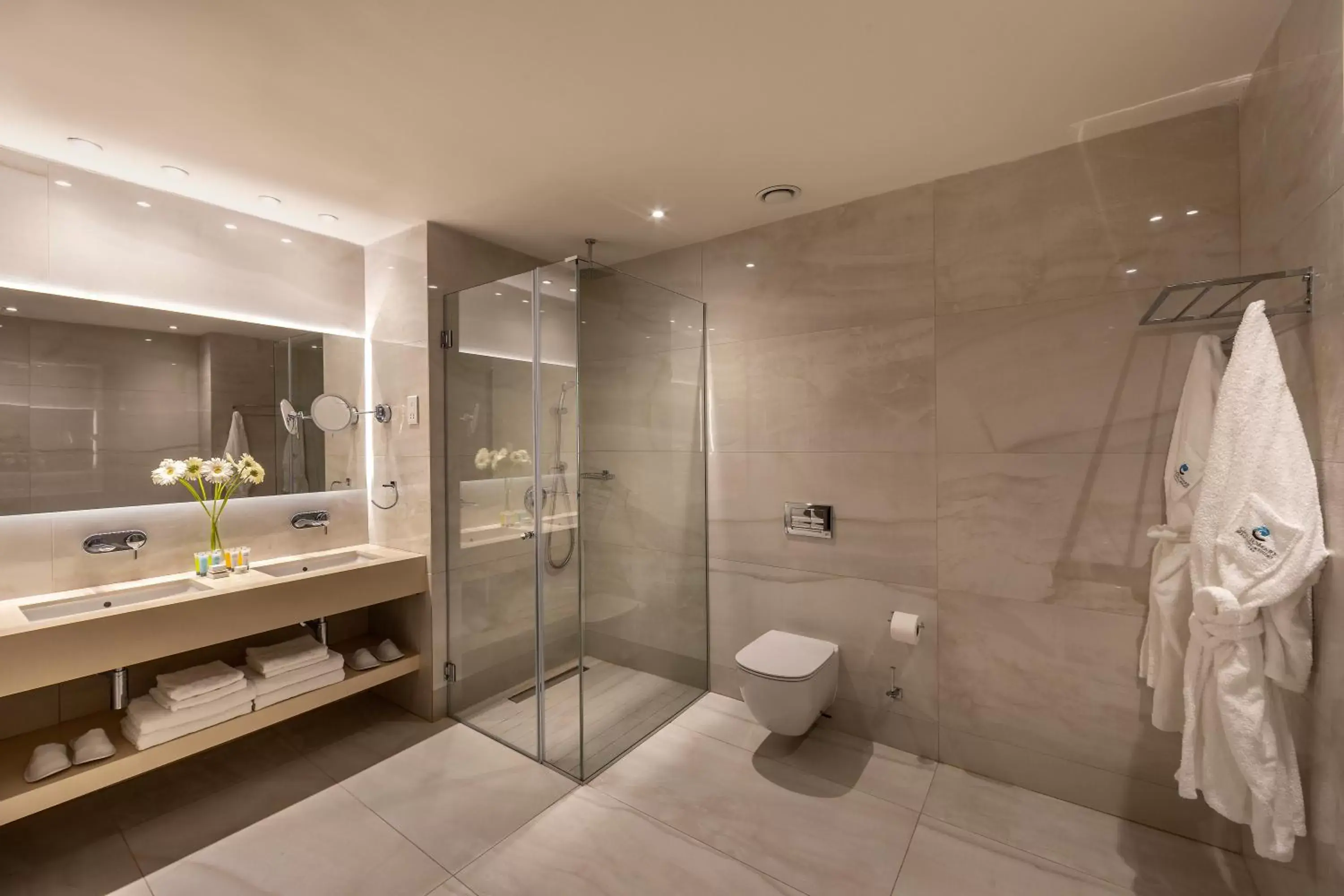 Shower, Bathroom in Chrysomare Beach Hotel & Resort